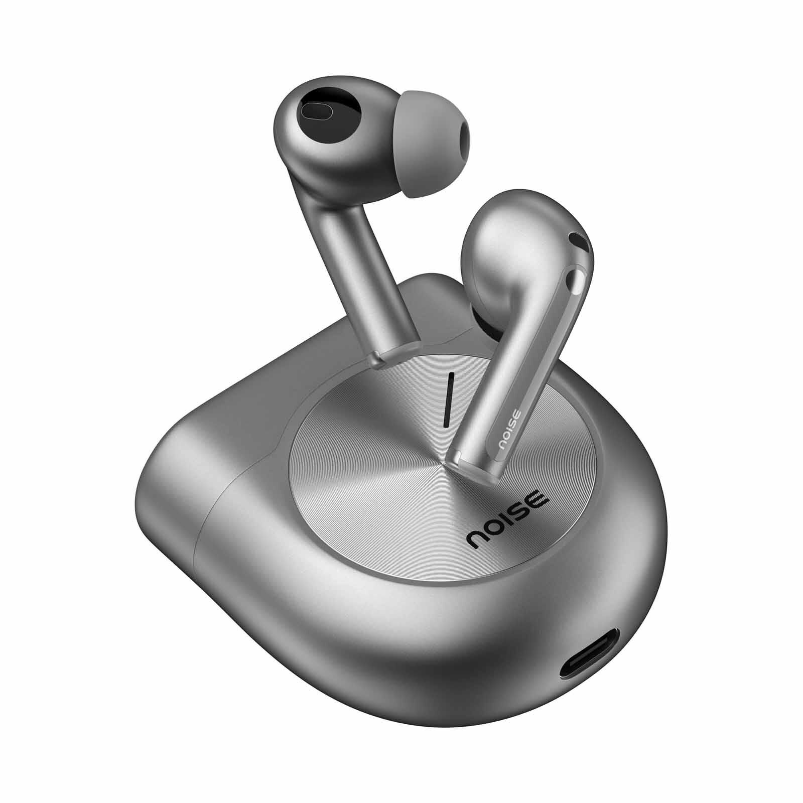 NOISE Masterbuds Truly Wireless Bluetooth Earbuds - Silver AUD-HDPHN-MASTERBUDS-SILVER-image 4