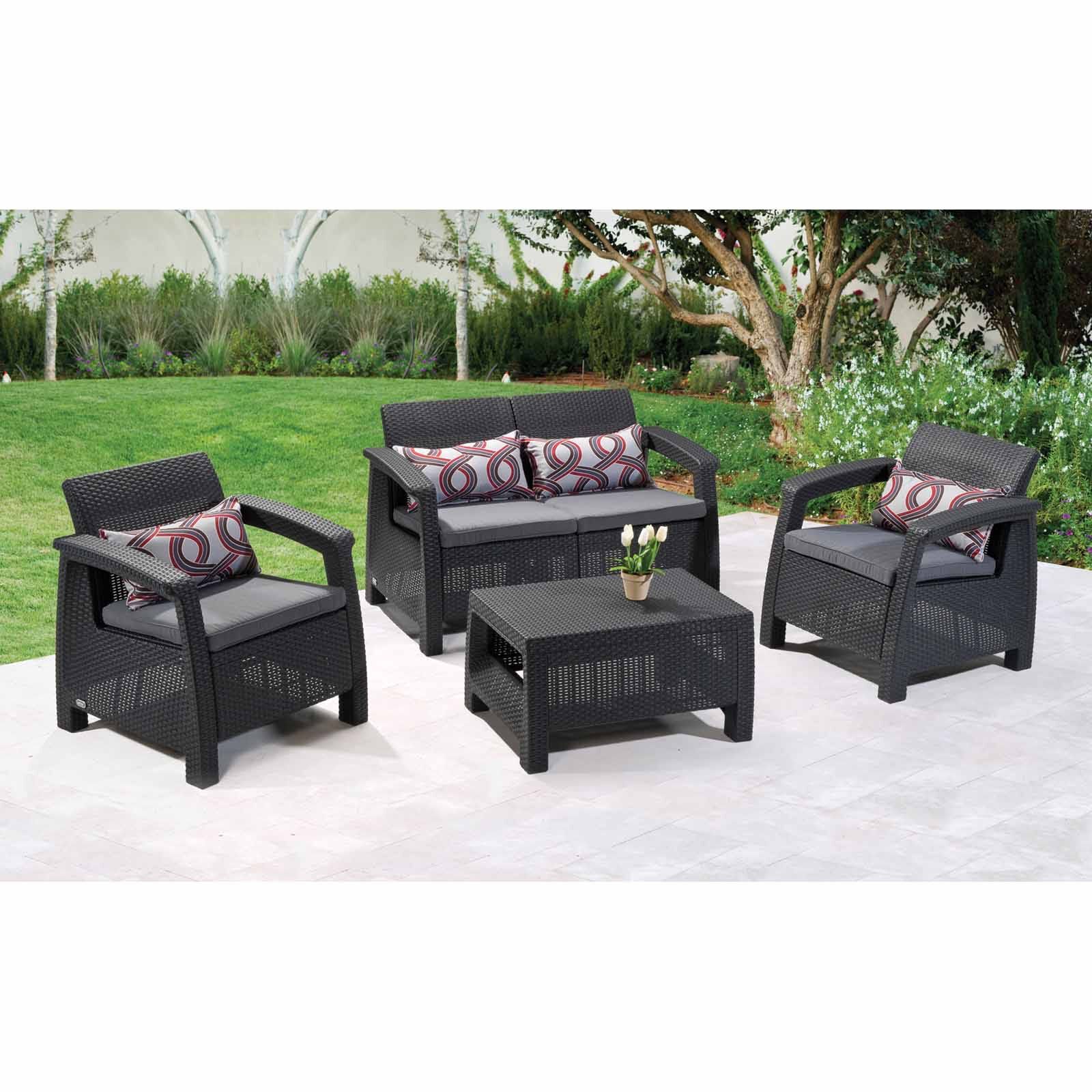 KETER Corfu Set Grey Colour (exclude Installation) D-KT-52-3505-image 2