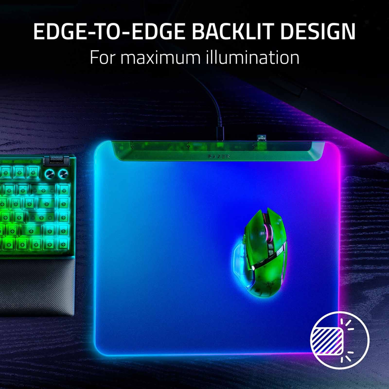 RAZER Firefly V2 Pro- Multi-zone Chroma Gaming Mouse Mat - Phantom Green Edition - Frml Packaging RZ02-04920300-R3M1-image 7