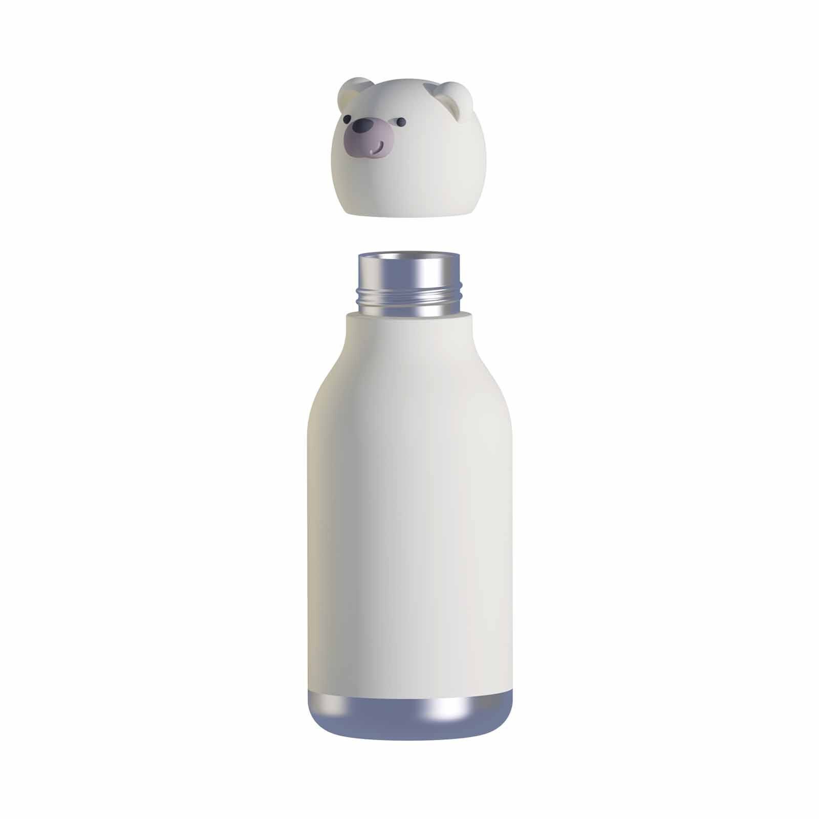 ASOBU Bestie Insul S/s Water Bottle (bear W/brush) ASBV05460-image 2