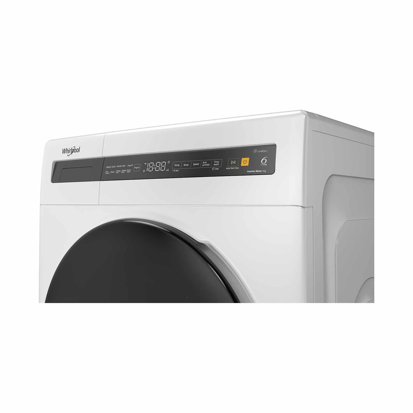 WHIRLPOOL Front Load Washer (9kg) - White FWEB9012GW-image 4