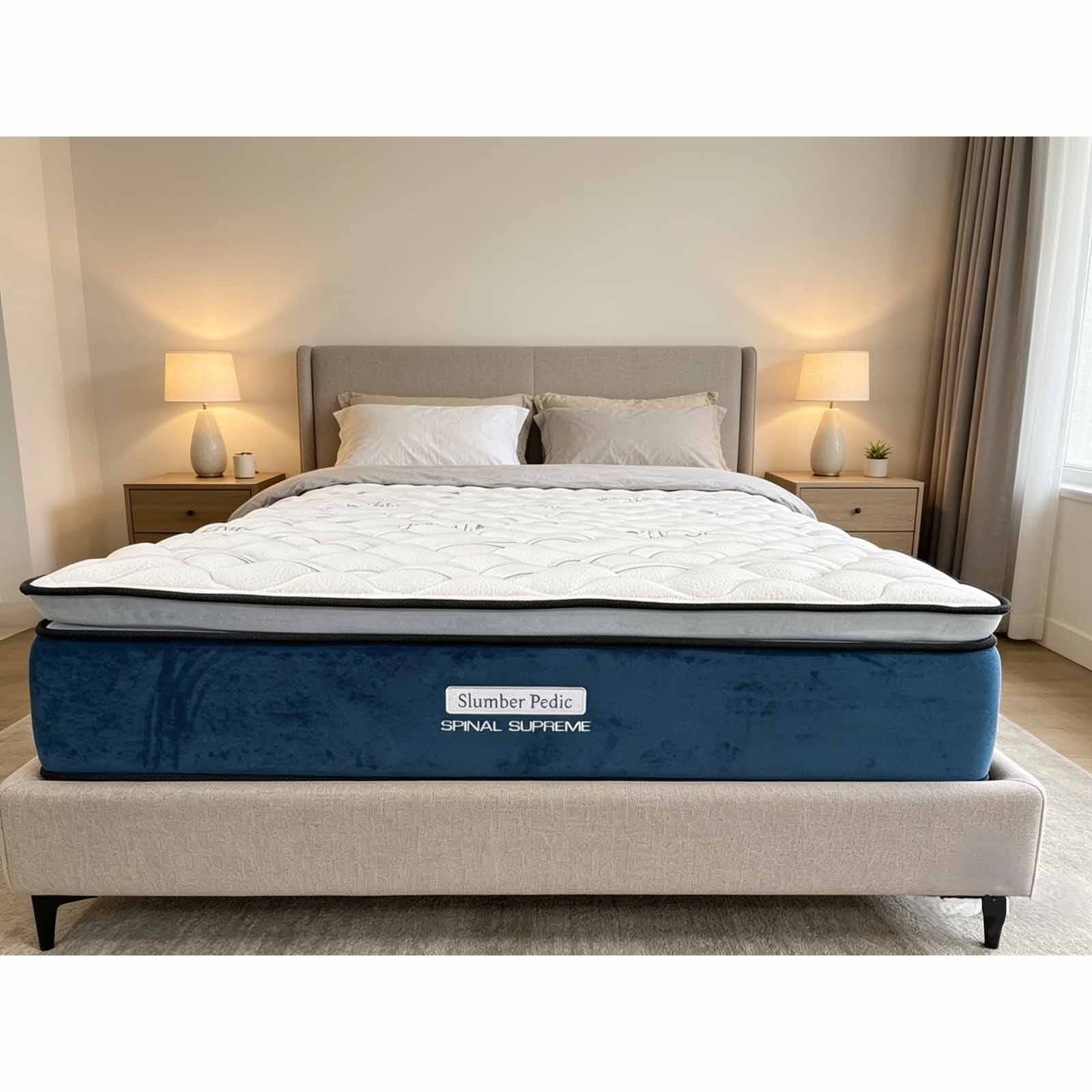 SLUMBER PE Single Size Individual Pocketed Spring Mattress SPINAL SUPREME-image null
