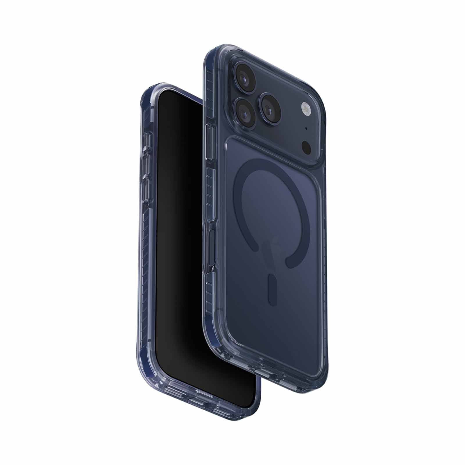 UNIQ Hybrid Iphone 17 Pro Max (2025) 6.9 Magclick Charging Combat - Navy Blue UNIQ-IP6.9P(2025)-COMMNBLU-image null