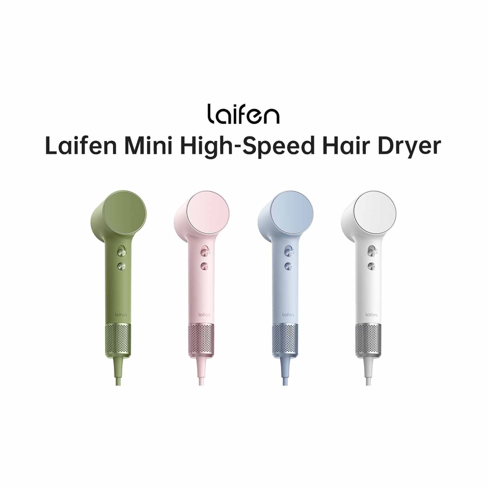 LAIFEN Hair Dryer (1100w) - Arctic White MINI - ARCTIC WHITE-image 4