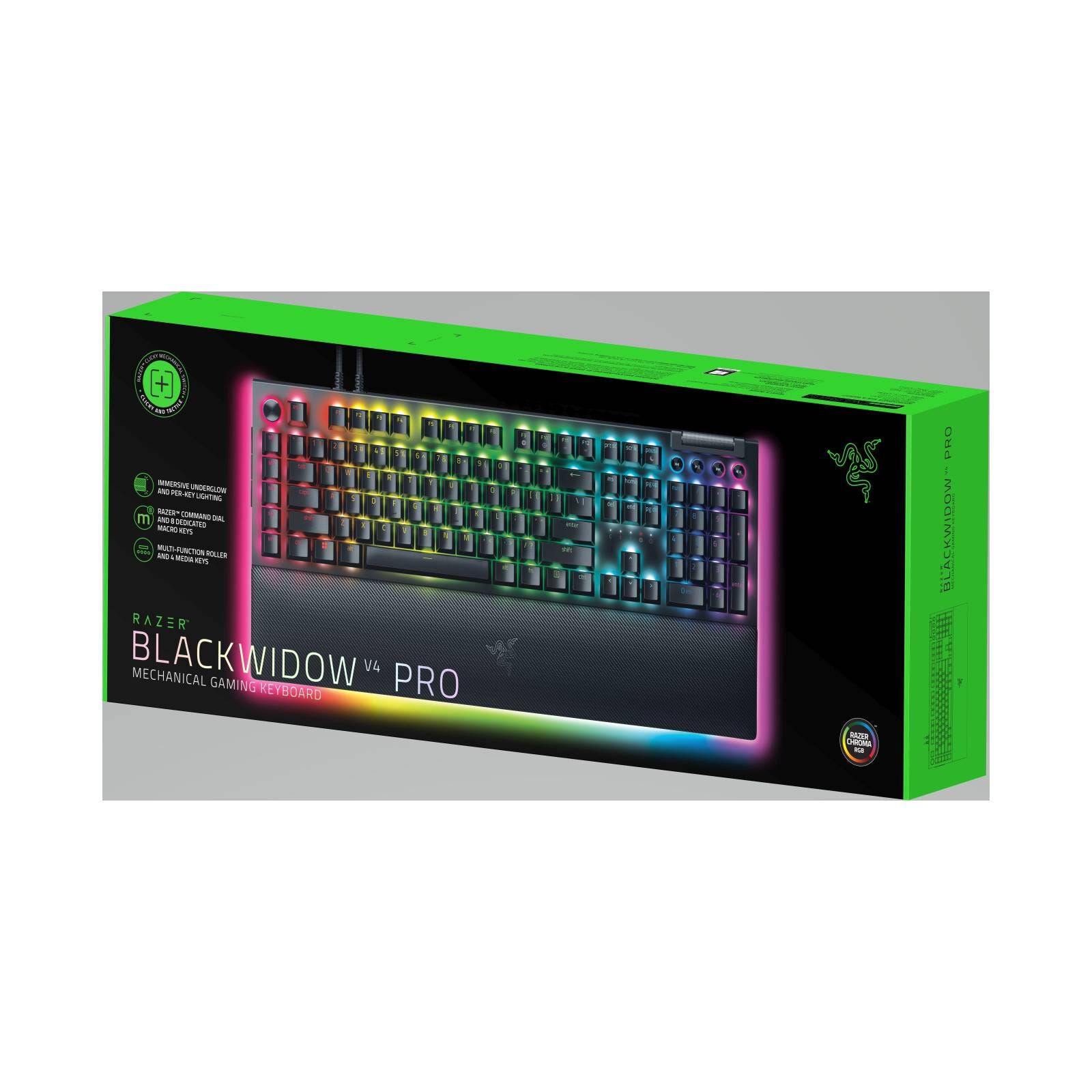 RAZER Blackwidow V4 Pro-mechanical Gaming Keyboard (green Switch) RZ03-04680100-R3M1-image 10