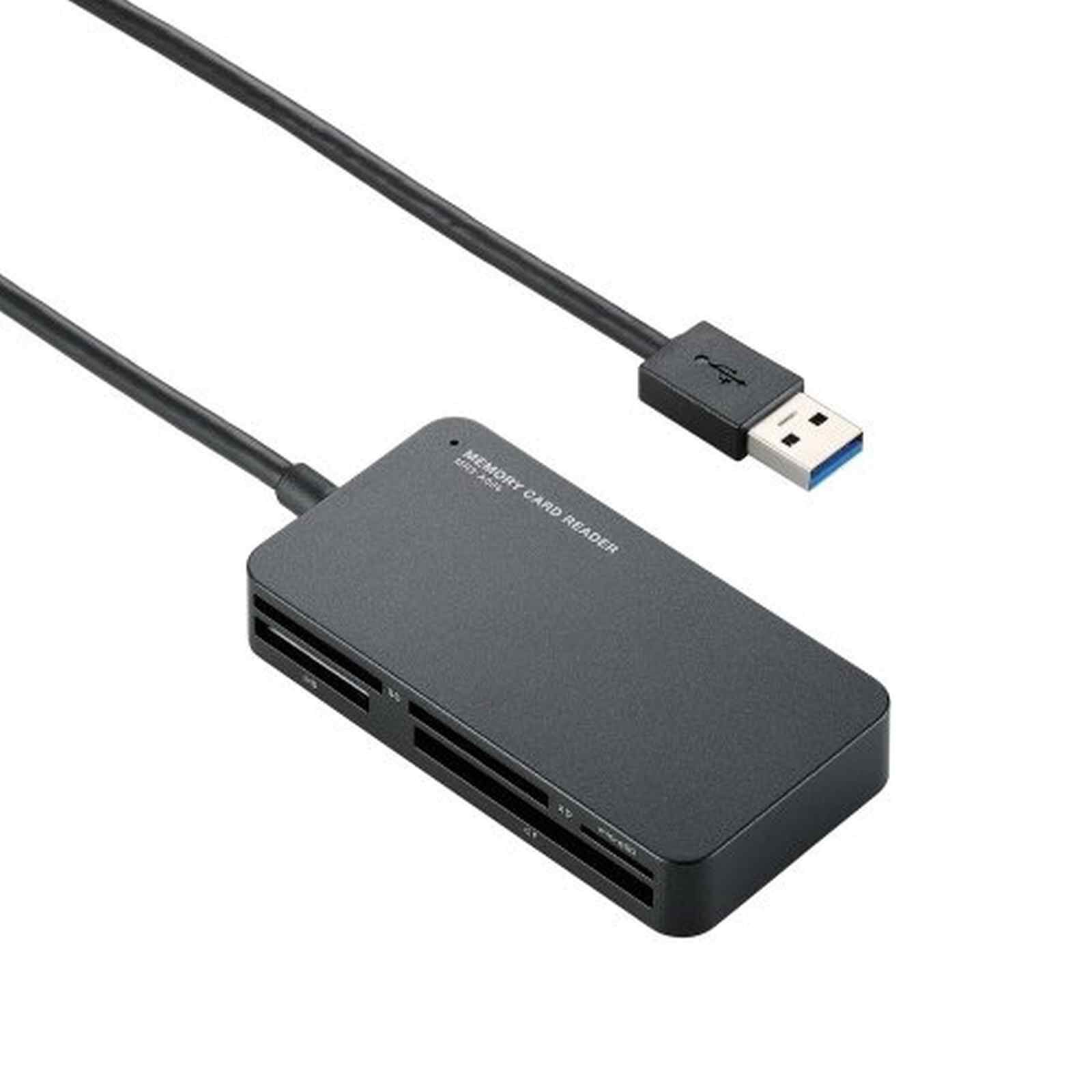 ELECOM Usb3.0 Memory Reader Black MR3-A006BK-image 1