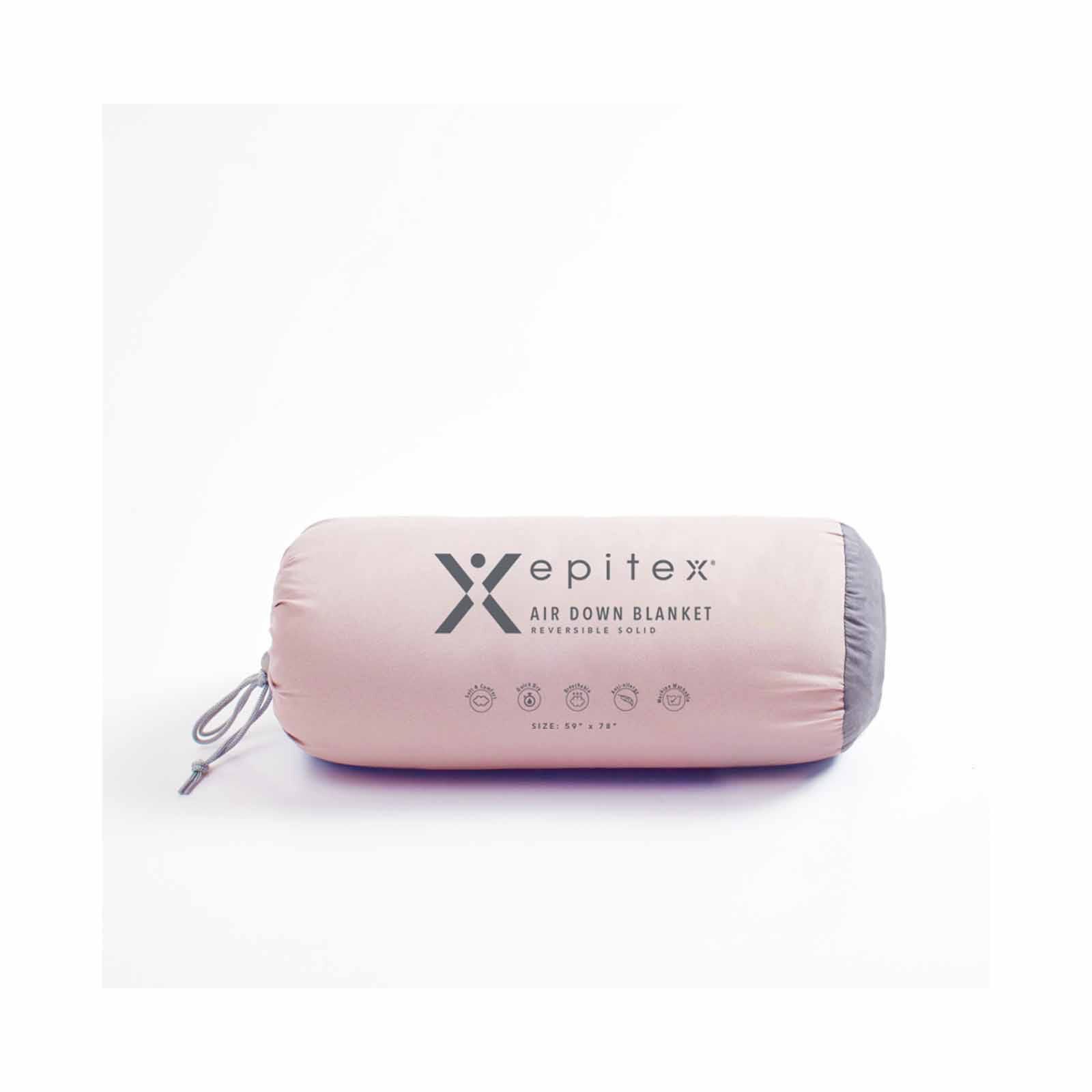 EPITEX Blanket (online Only) Lt Pink & Gull Ash - Single AIRDOWN-image 3