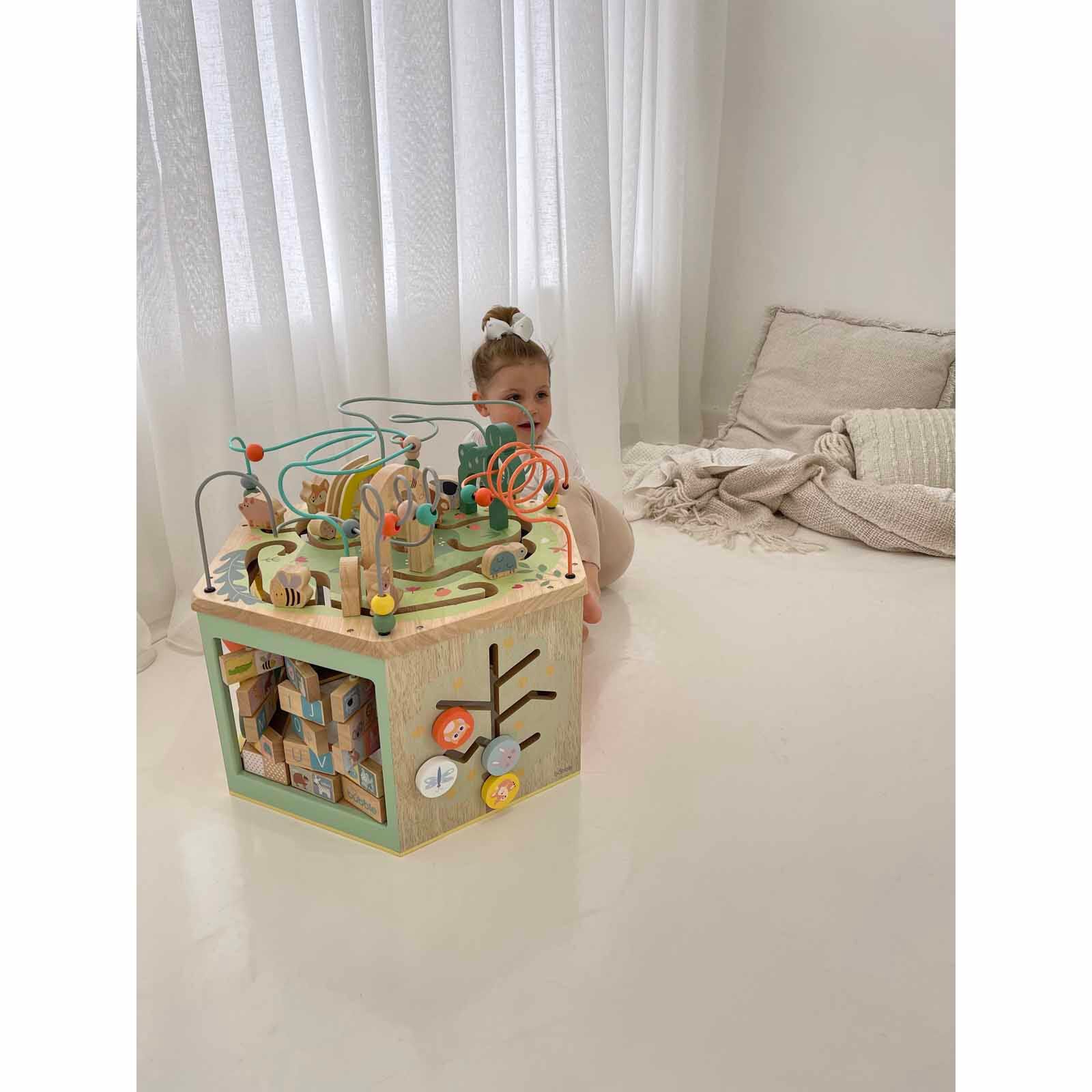 BUBBLE 7 In 1 Large Wooden Activity Centre BU5008-image 3