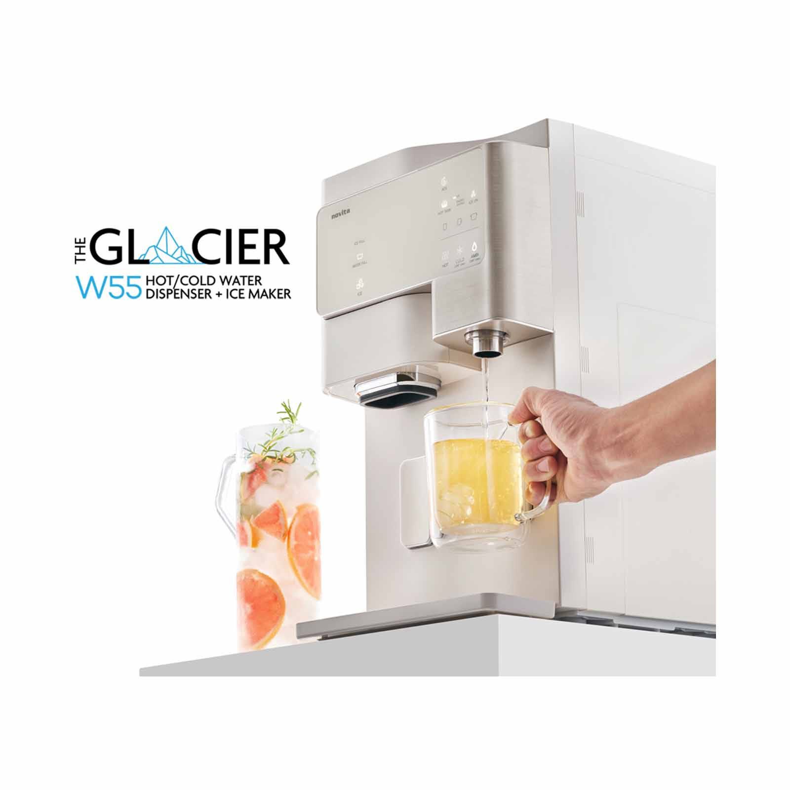 NOVITA Water Dispenser With Ice Maker: W55 Hydroro/hydroro+ W55.RO-image 6