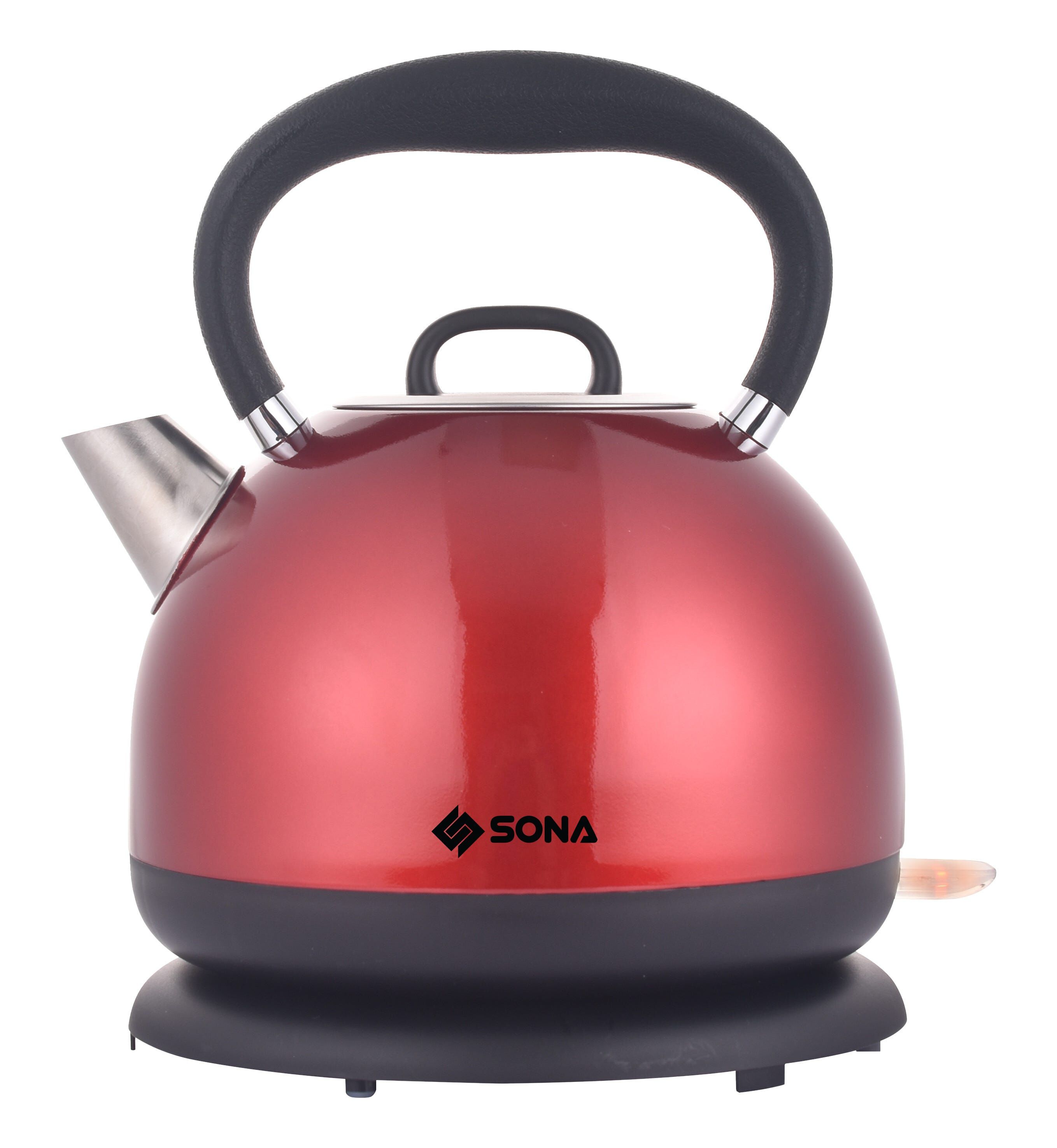 SONA Kettle (1.7l) - Stainless Steel Red SSK5099-image 1