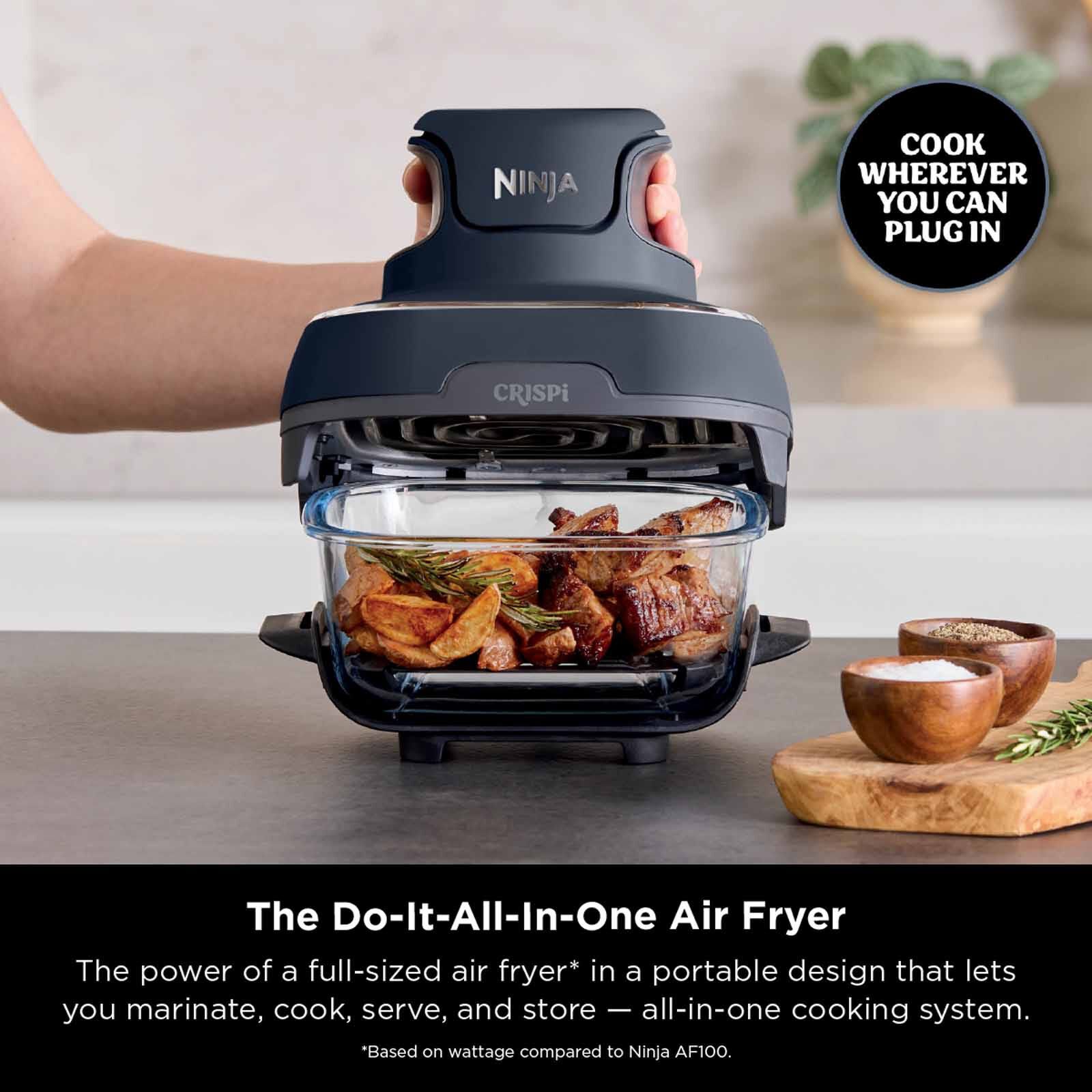 NINJA Crispi Portable Air Fryer (3.8l) - Soft Sage FN101SMSG-image 9