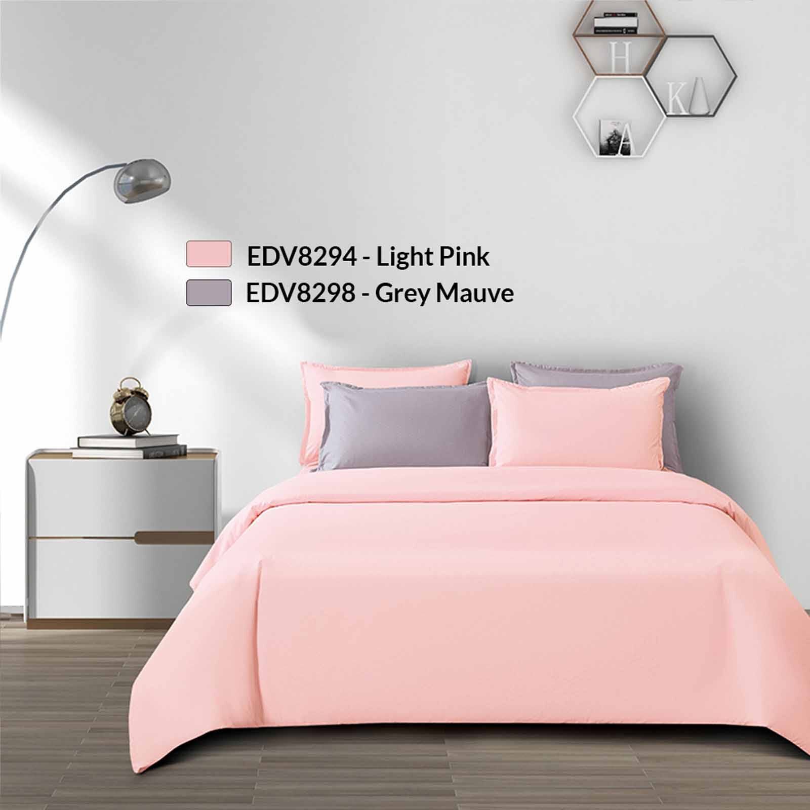 EPITEX Fitted Bed Set - Dobby (online Only) Lt Pink - King SILKYSOFT