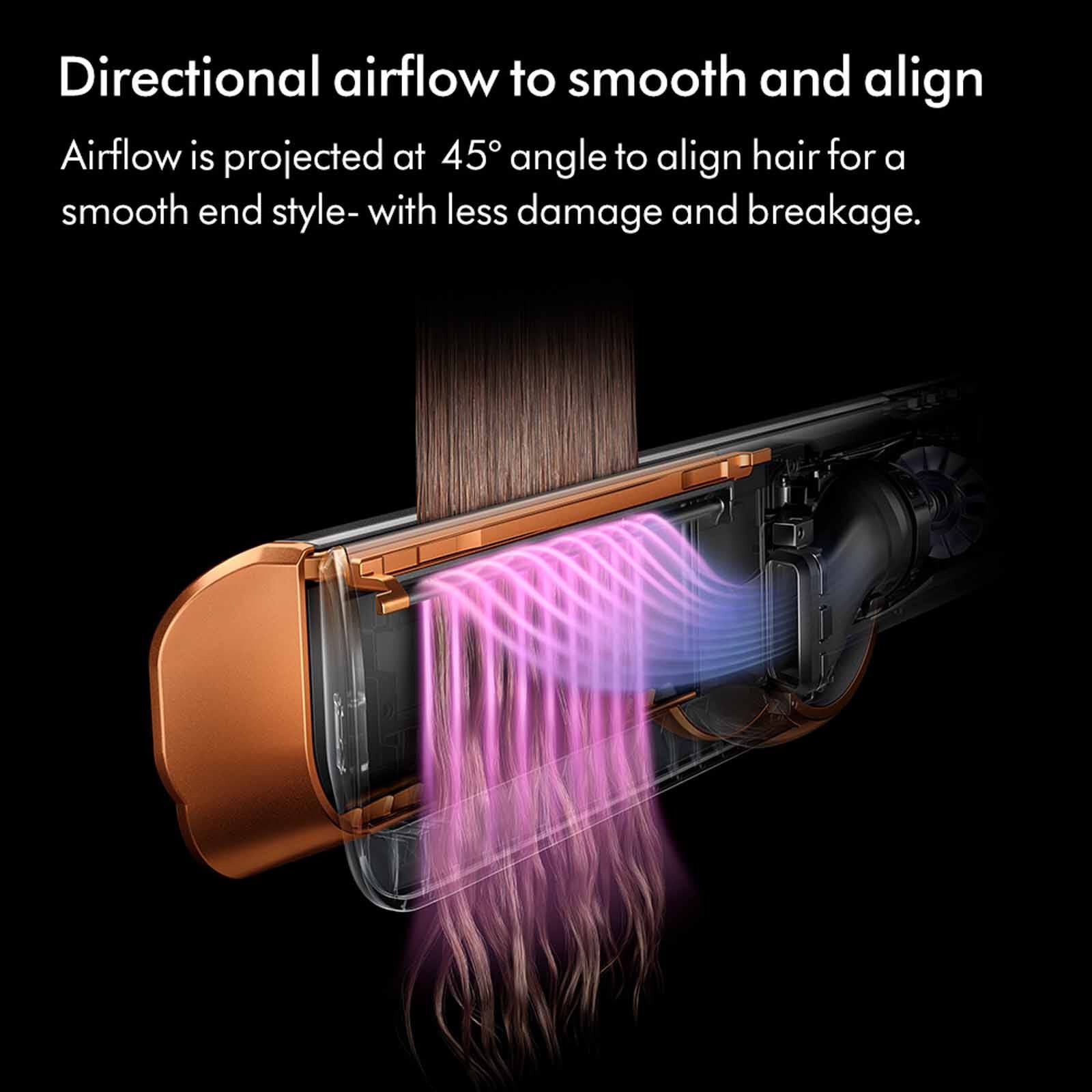 DYSON Ht01 Airstrait Dryer And Straightener (254842-01) - Ceramic Apricot/topaz HT01 UK/IE/HK/MY/SG CEAPC/TZ (BL)-image 2