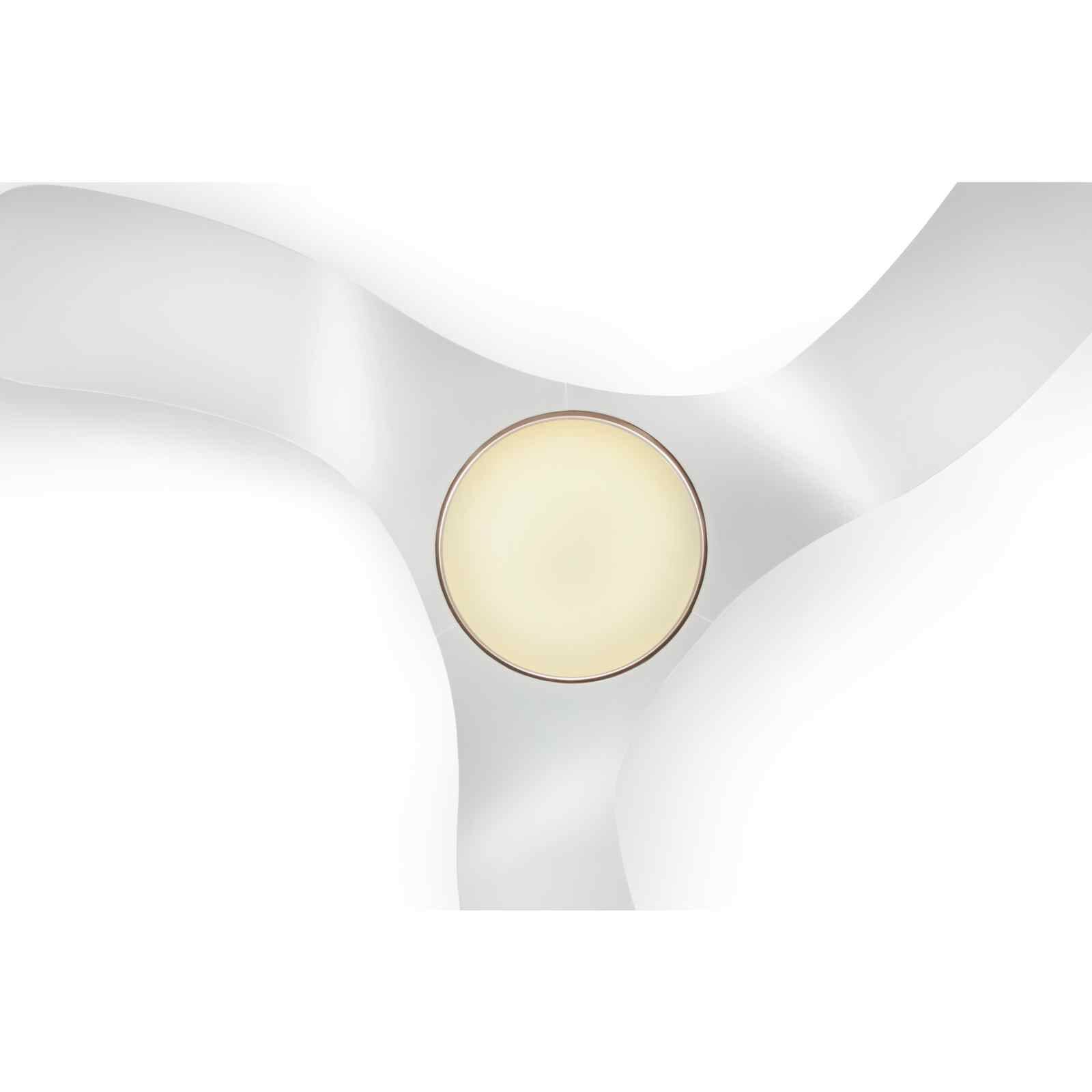 KDK 48 In Dc Ceiling Fan With Led Light (white) E48GP(WH)-image 8