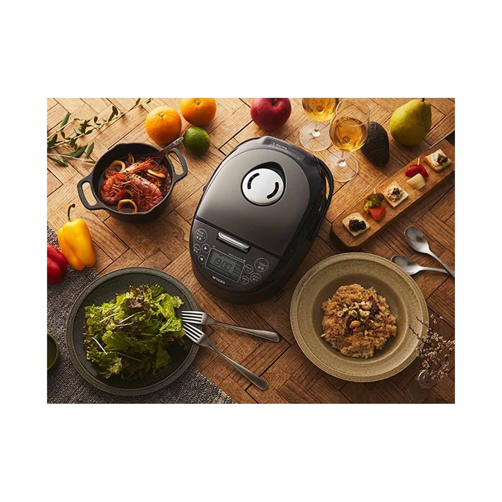 TIGER 0.5l Ih Rice Cooker (satin Black) JPF-A55S (BK)-image 4