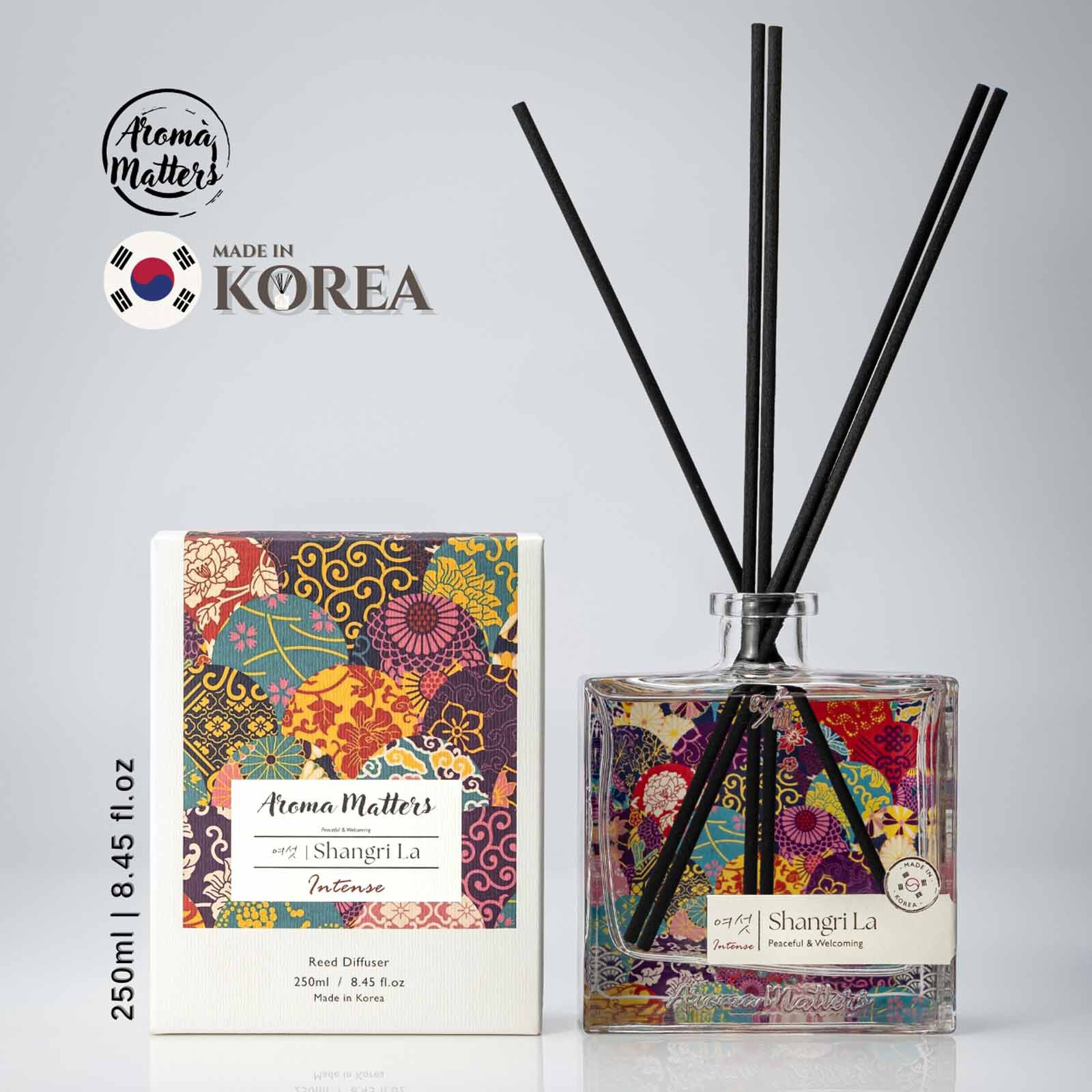 AROMA MATT Shangri La Intense Reed Diffuser 8.45 Fl.oz (250ml) BOTTLE250-SHANGRI LA INTENSE-image 2