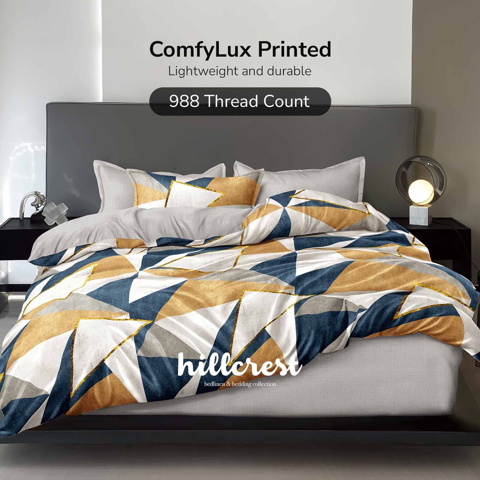 HILLCREST Hillcrest I Comfylux Printed 988tc I Clarity Single Fitted Sheet ( Oe ) 6830 I S I FS I CLARITY-image 1