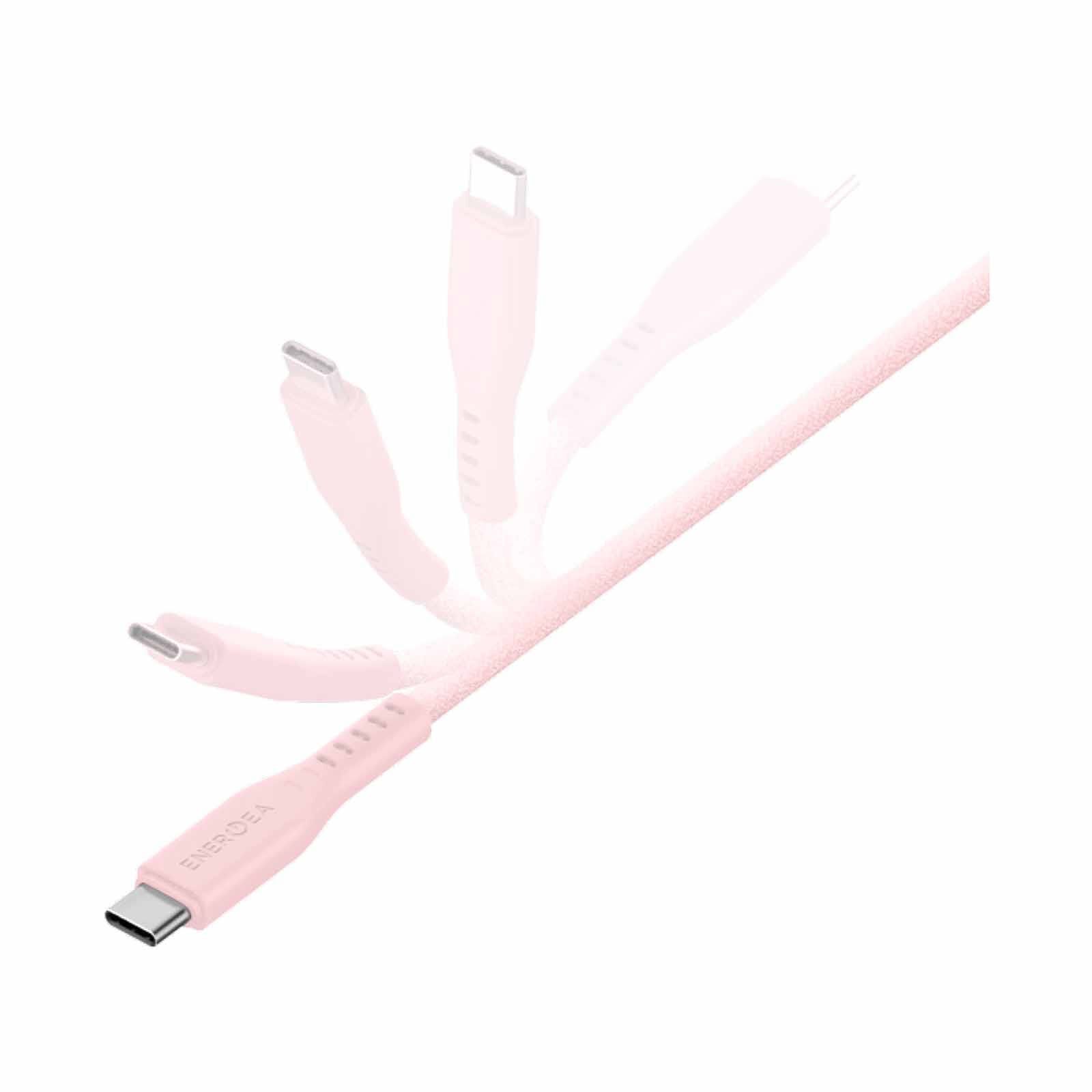 ENERGEA Flow C-c Cable 480mbps, 240w With Mct 1.5m -pink CBL-FLCC-PNK150M-image 3