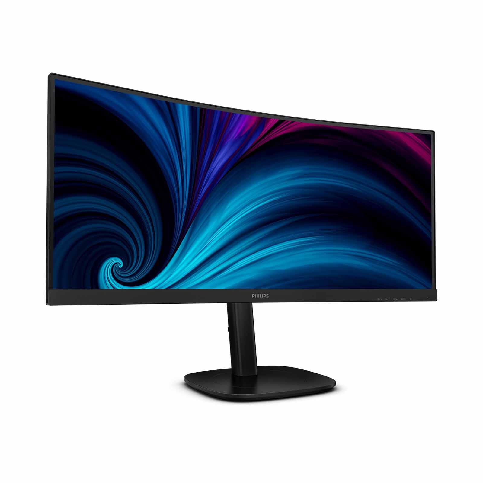 PHILIPS 34in Wqhd 120hz With Usb-c Curved Monitor 34B2U3600C-image 3