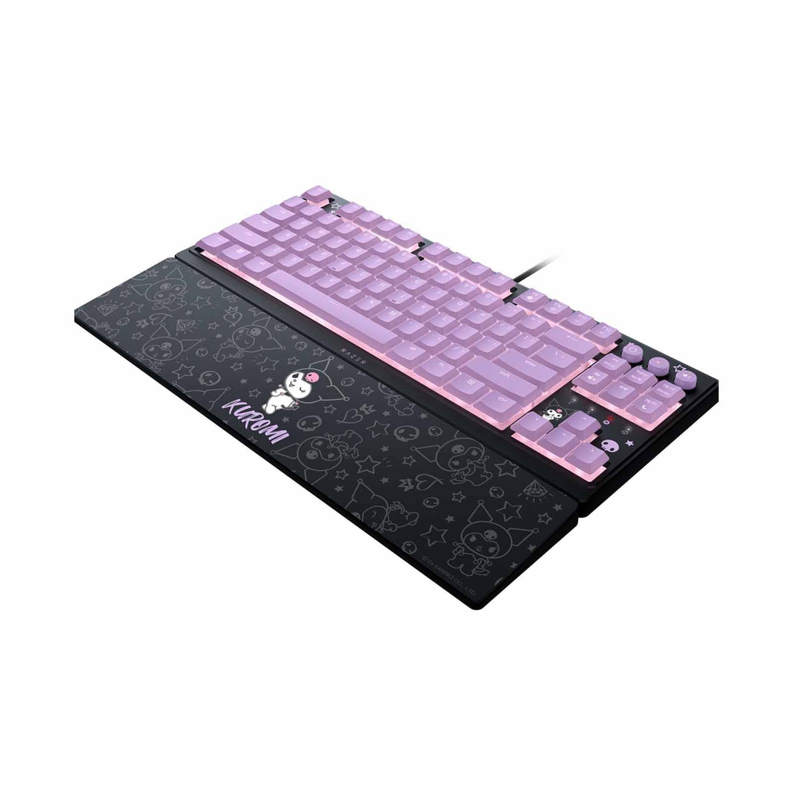 RAZER Ornata V3 Tenkeyless - Low Profile Gaming Keyboard - Us Layout - Kuromi Edition - Frml Packaging RZ03-04882000-R3M1-image 8