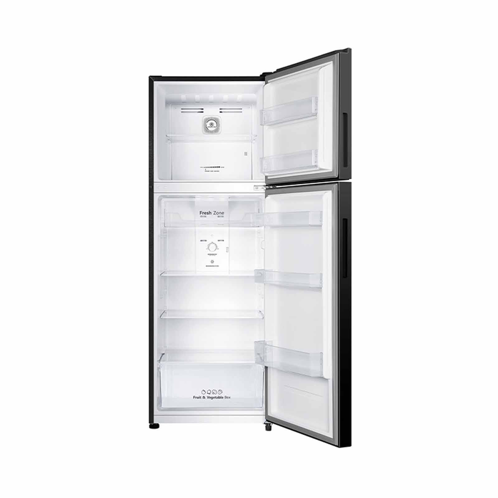 HISENSE 2 Door Top Mount Fridge (424l) - Black Glass RT549N4SW-MBU2-image 4