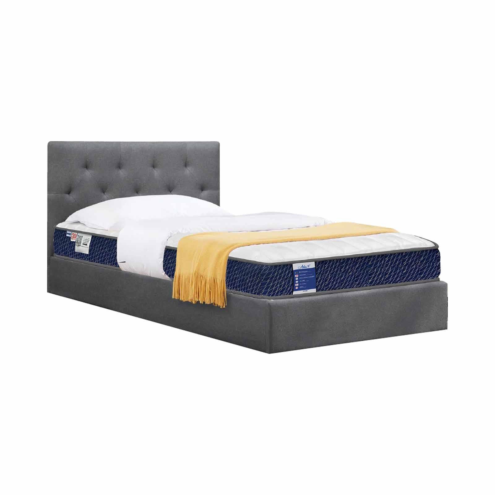 DUNLOPILLO Divan Box, Pull Out & Headboard With 2 Button Design DIVAN BOX FULL SET-image 2