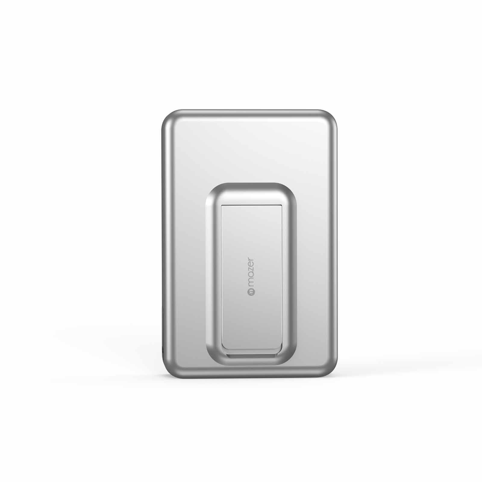 MAZER Ccc Certified Magnetic 15w 10000mah/pd30w With Istand Power Bank-silver M-MAGAIR20-SV-image 3