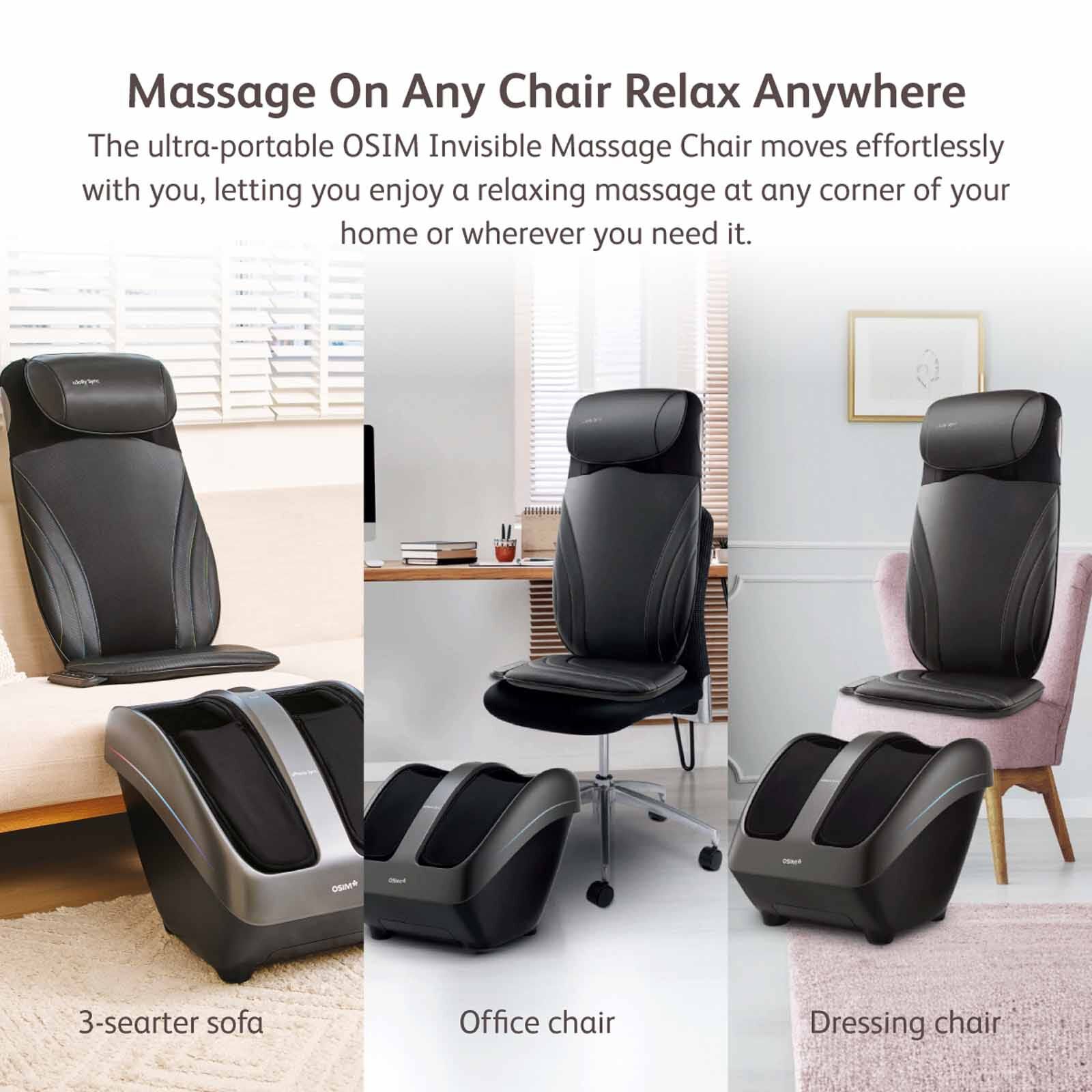 OSIM Ujolly Sync Full Back Massager - Black OS-2233 - BLACK-image 9