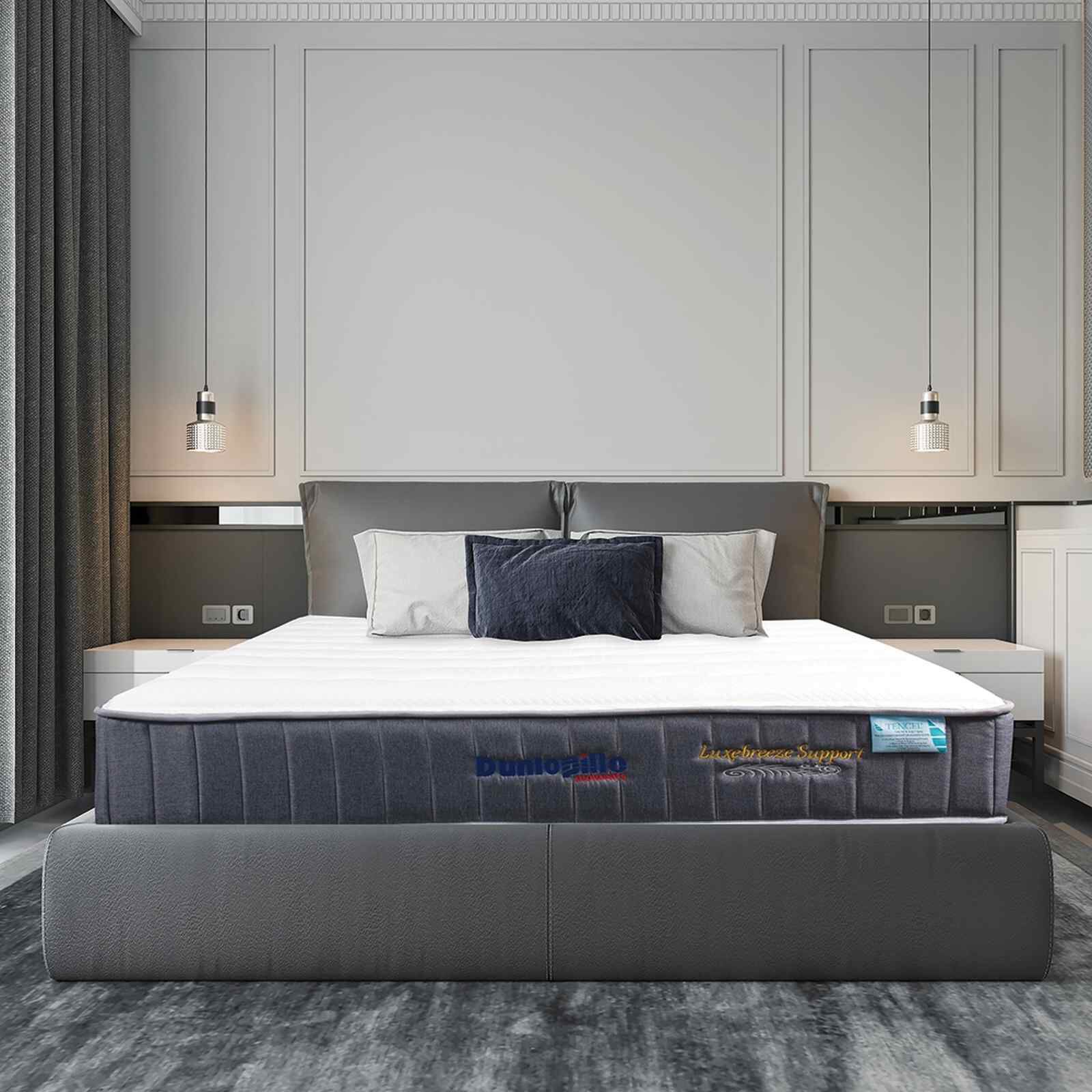 DUNLOPILLO King Size Mattress LUXEBREEZE SUPPORT-image 1