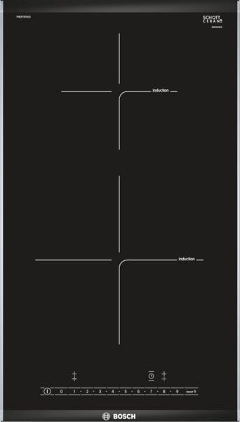 BOSCH 2 Zone Induction Hob (30cm) (exclude Installation) PIB375FB1E-image 1