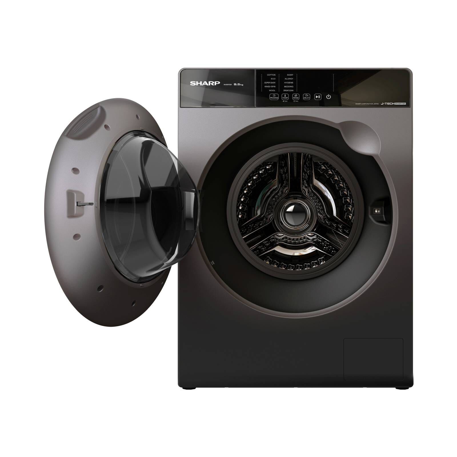 SHARP Front Load Washer (9.5kg) ES-FW95SG-image 3