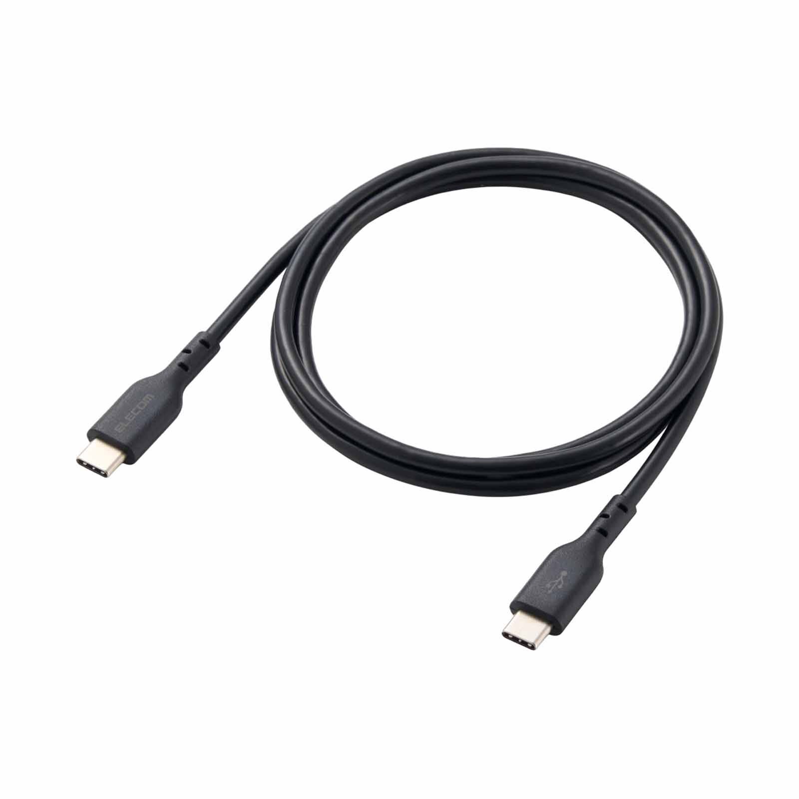 ELECOM Usb C-c Cable 240w 1m MPA-CCASPE10BK-image 1