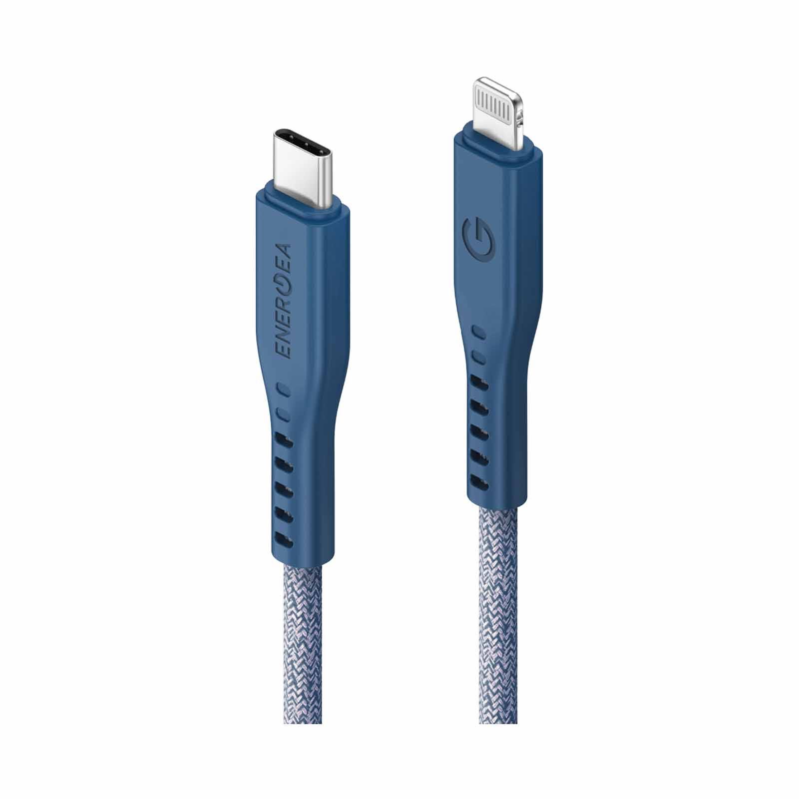 ENERGEA Flow C-l Mfi Cable 480mbps With Mct 1.5m - Blue CBL-FLCL-BLU150M-image 2