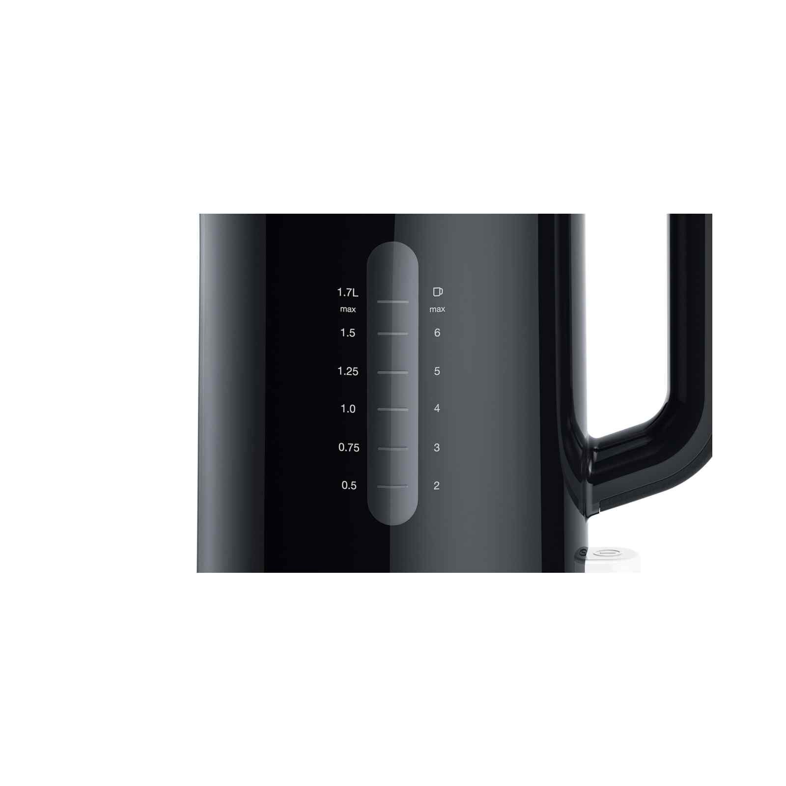 BRAUN Kettle (1.7l) - Black WK1100BK-image 2