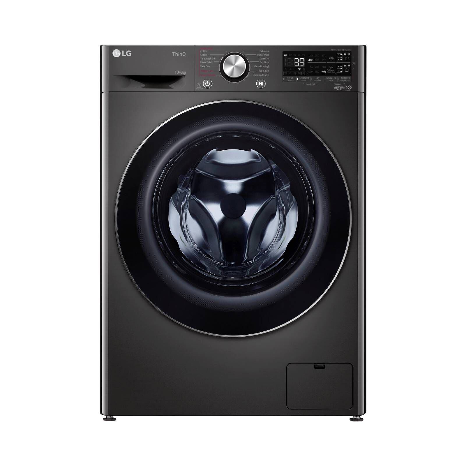 LG Front Load Washer And Dryer (10/6kg) FV1410H3BA