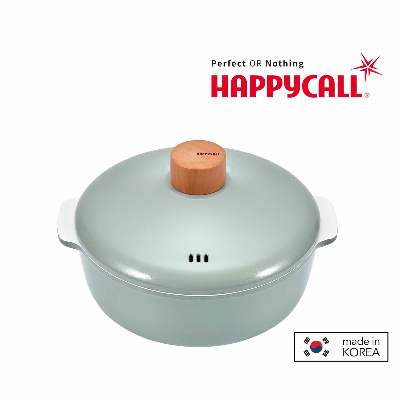 HAPPYCALL Zium Ih 24cm Ceranix-pro Saute Casserole - Mint 4003-1171-image null