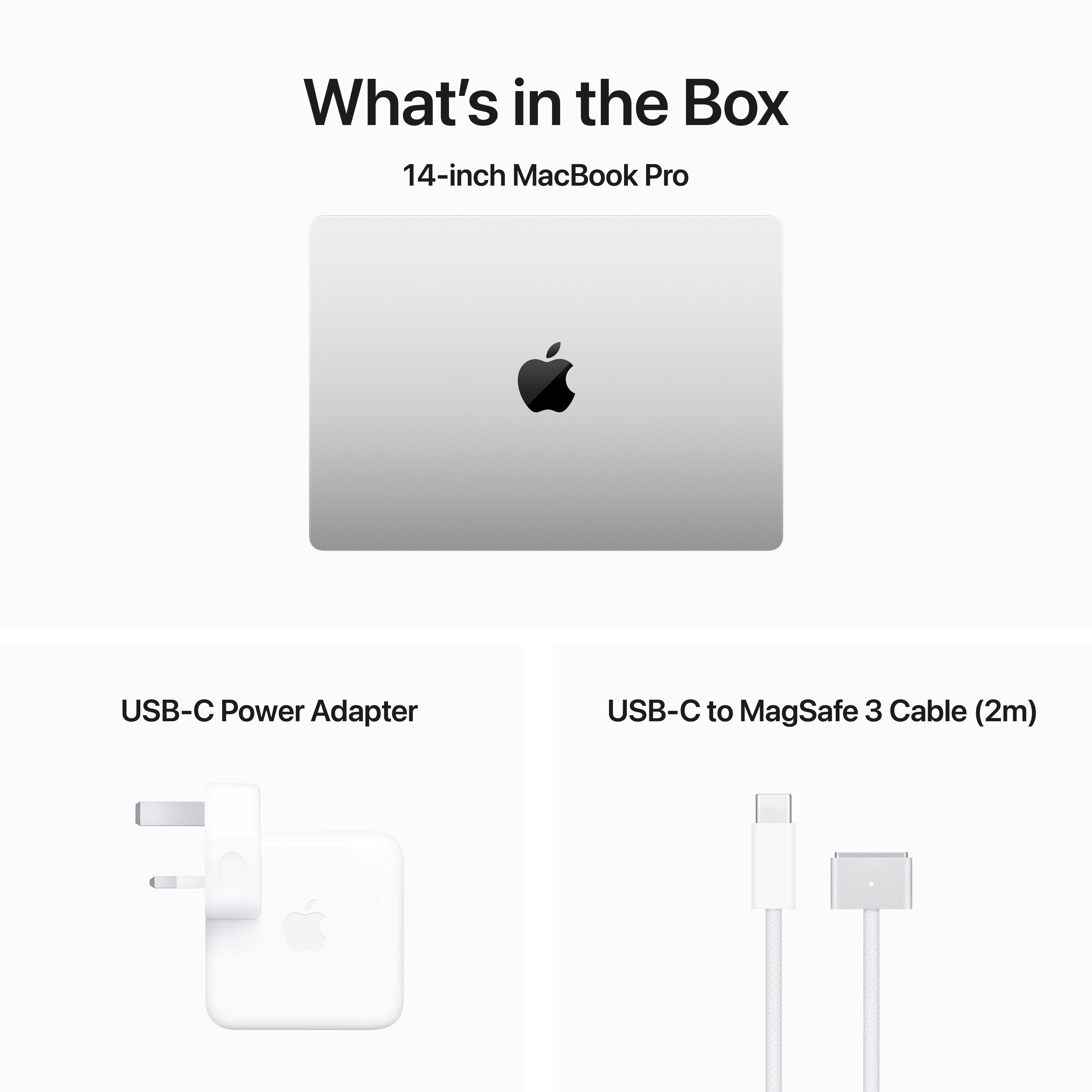 APPLE 14-inch Macbook Pro M3 Chip With 8-core Cpu And 10-core Gpu 512gb Ssd Silver MR7J3ZP/A-image 6