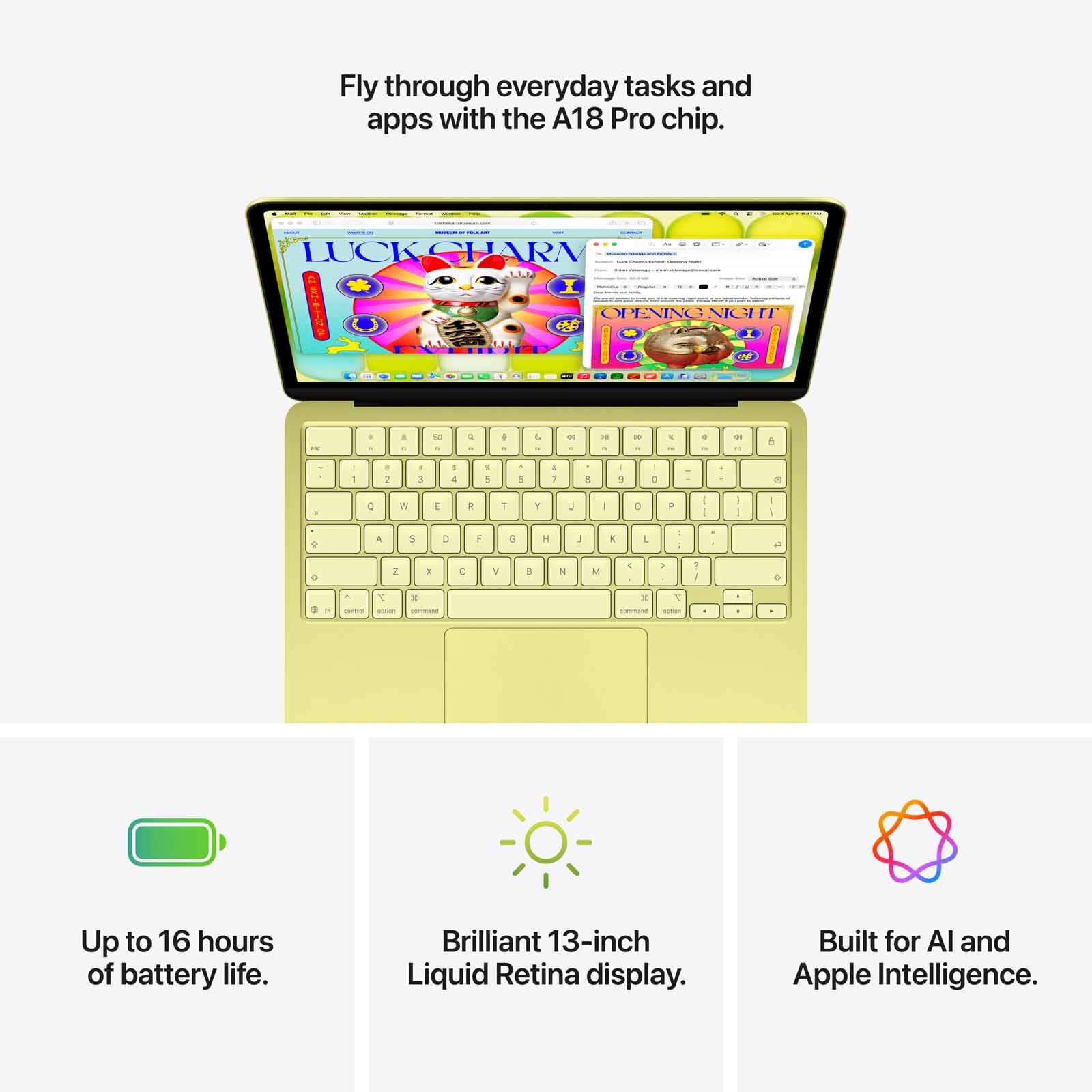 APPLE 13-inch Macbook Neo: A18 Pro Chip With 6-core Cpu And 5-core Gpu, 8gb, 256gb Ssd - Blush MHFH4ZP/A-image 7