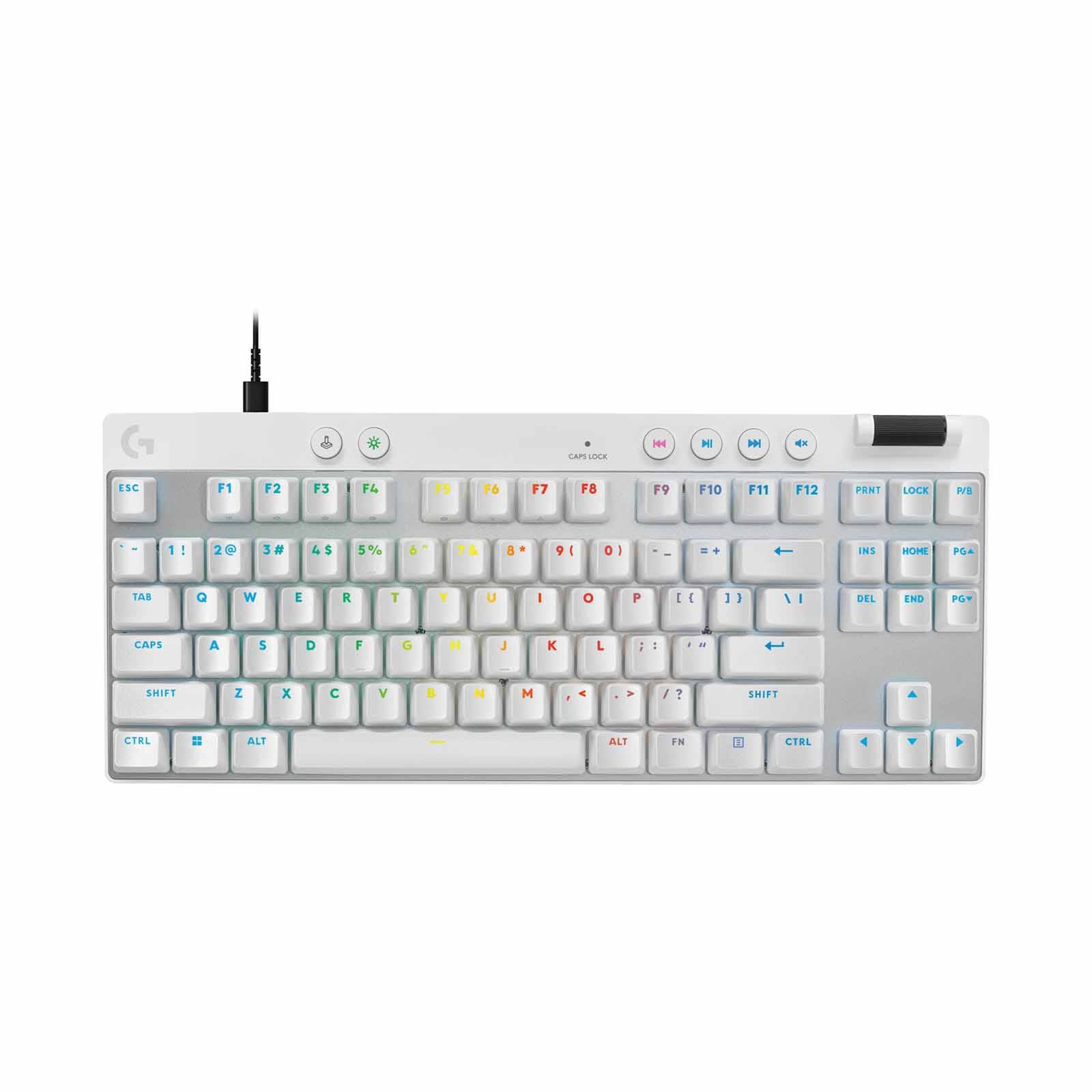 LOGITECH G Pro X Tkl Rapid Keyboard Analog Switches - White 920-013243