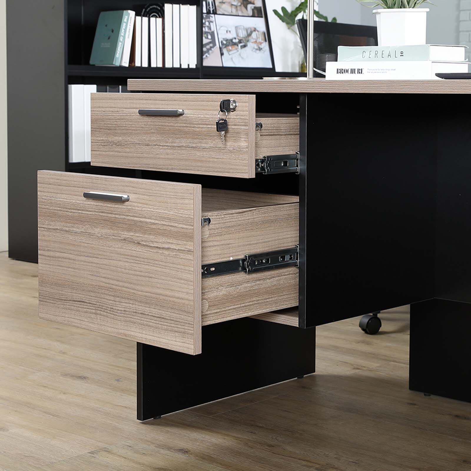 INDEX Study Desk With Drawers (1.5m) NEW ACTIVA-image 6