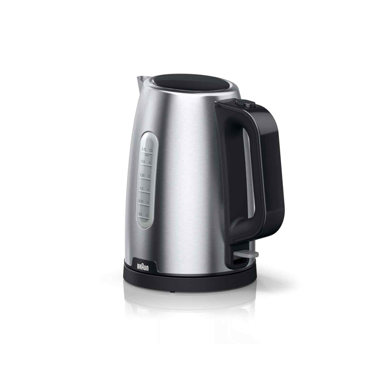 BRAUN Kettle (1.7l) - Stainless Steel WK1500BK-image 1