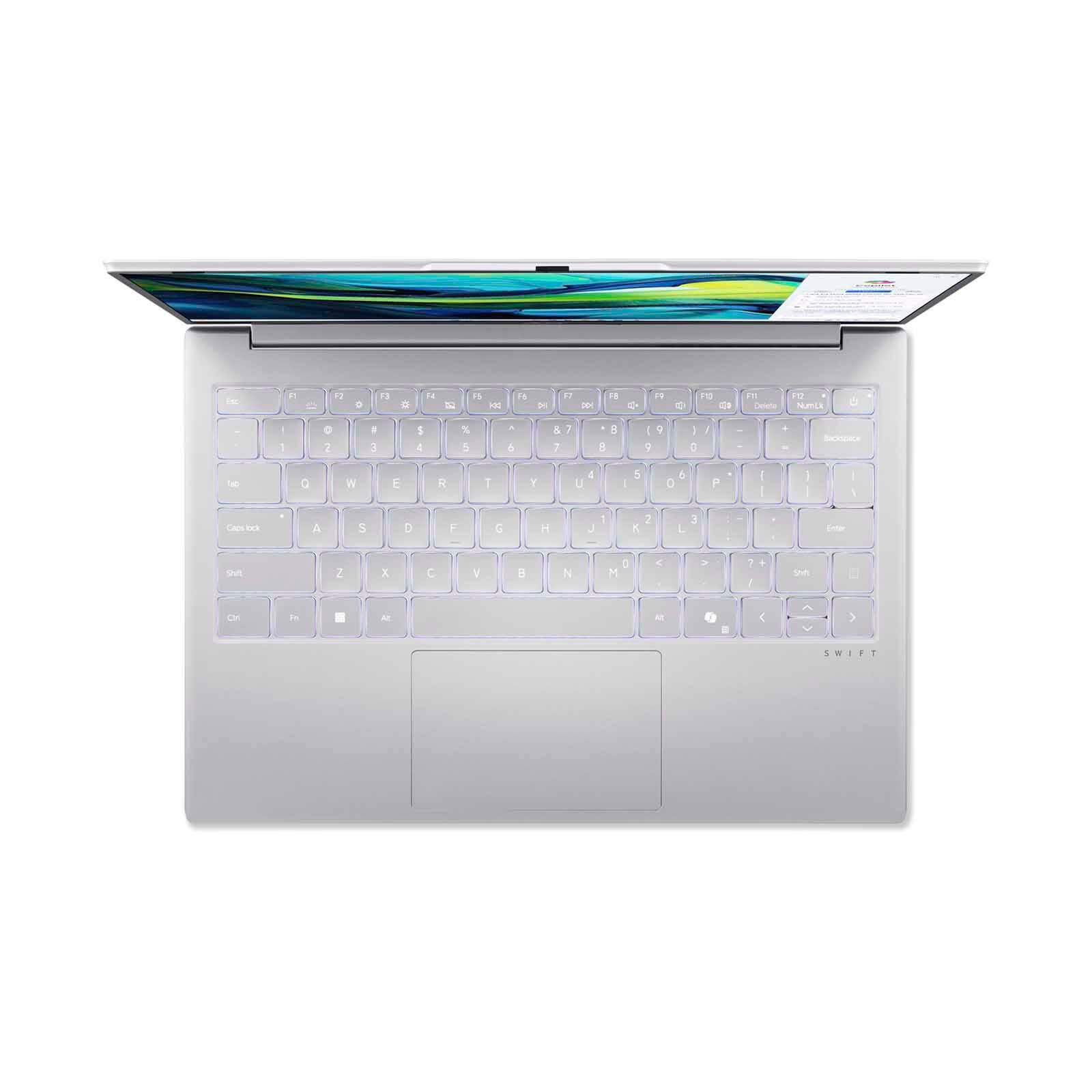ACER 14in Intel Core Ultra 7 155u 16gb 512gb Ssd 11 Home SWIFT LITE 14 SFL14-54M-777E (SILVER)-image 3