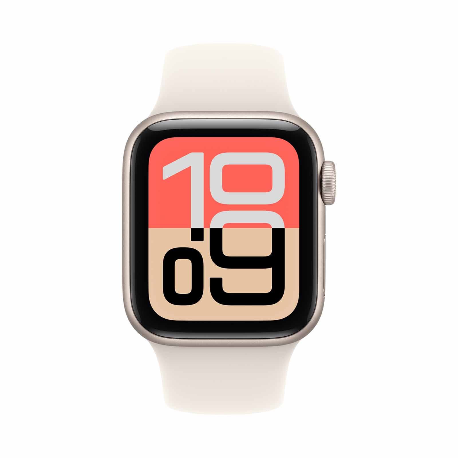APPLE Watch Se 3 Gps 40mm Starlight Aluminium Case With Starlight Sport Band - M/l MEH54X/A-image 4