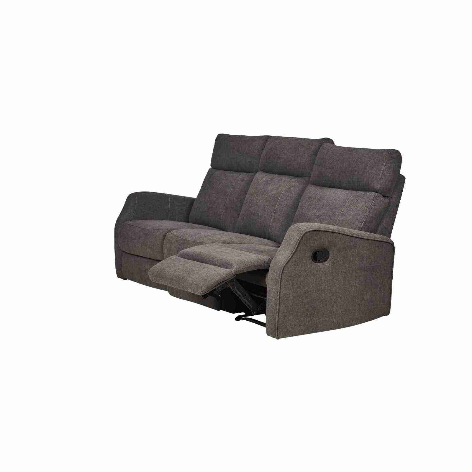 MIZU DESIG 3rr Seater Recliner (fab) Mto Fabric Sofa ELLA-image 18