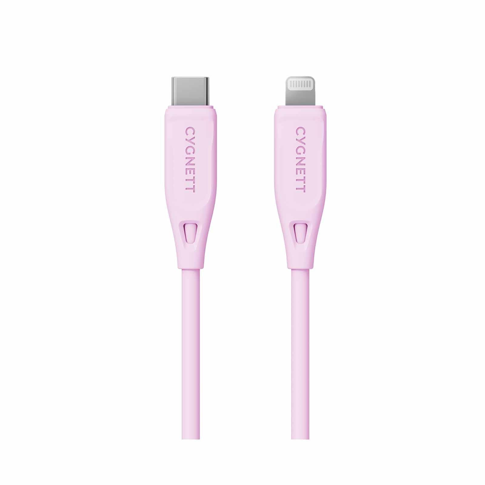 CYGNETT Charge Connect Lightning To Usb-c Cable - Pink 1.2m CY4839PCCCL