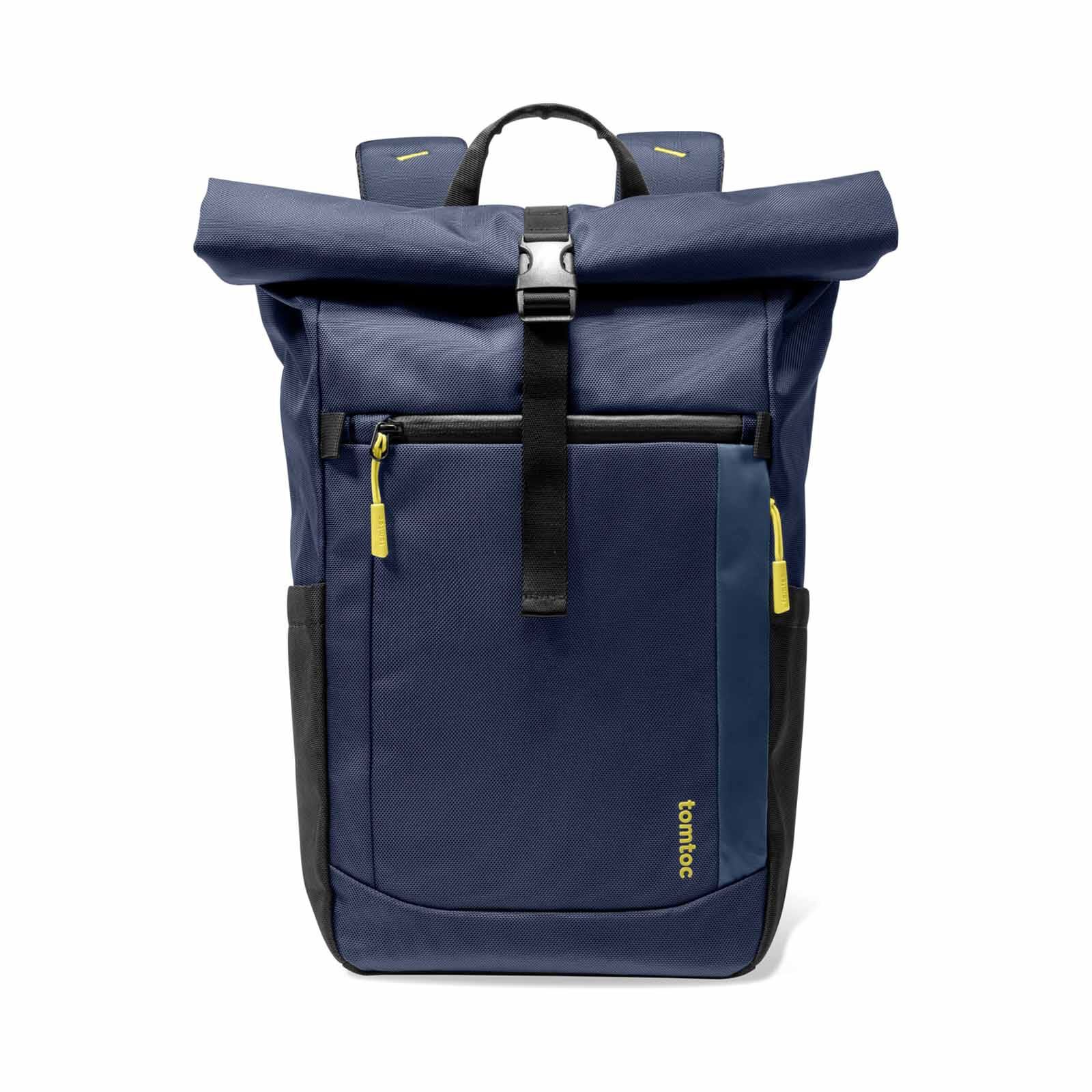 TOMTOC Navigator-t61 Rolltop Backpack - Dark Blue T61M1B1-image 1