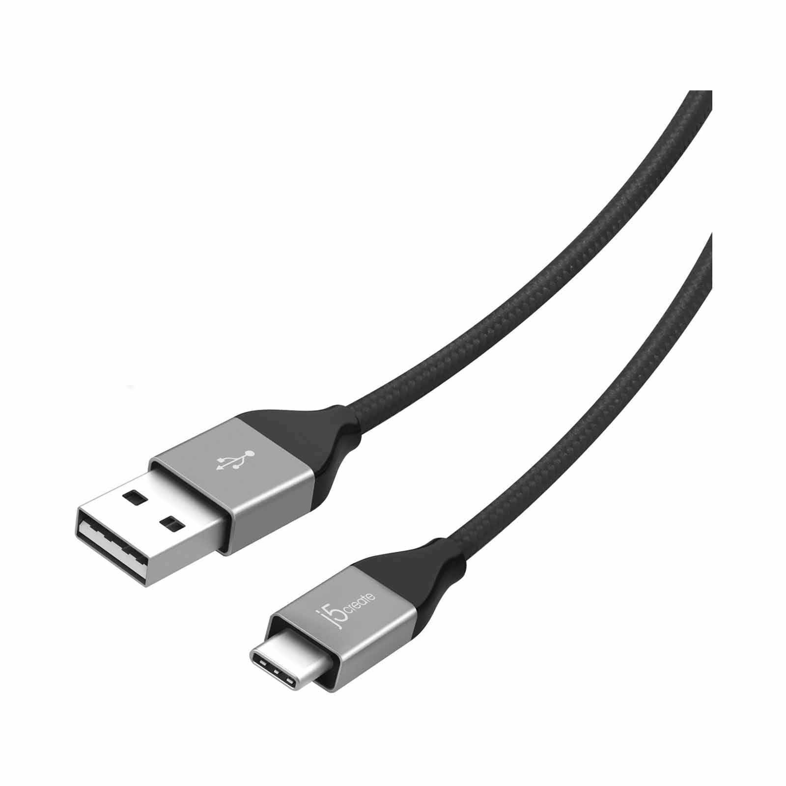 J5CREATE Usb Type-c To Usb 2.0 Cable (black) JUCX12BL