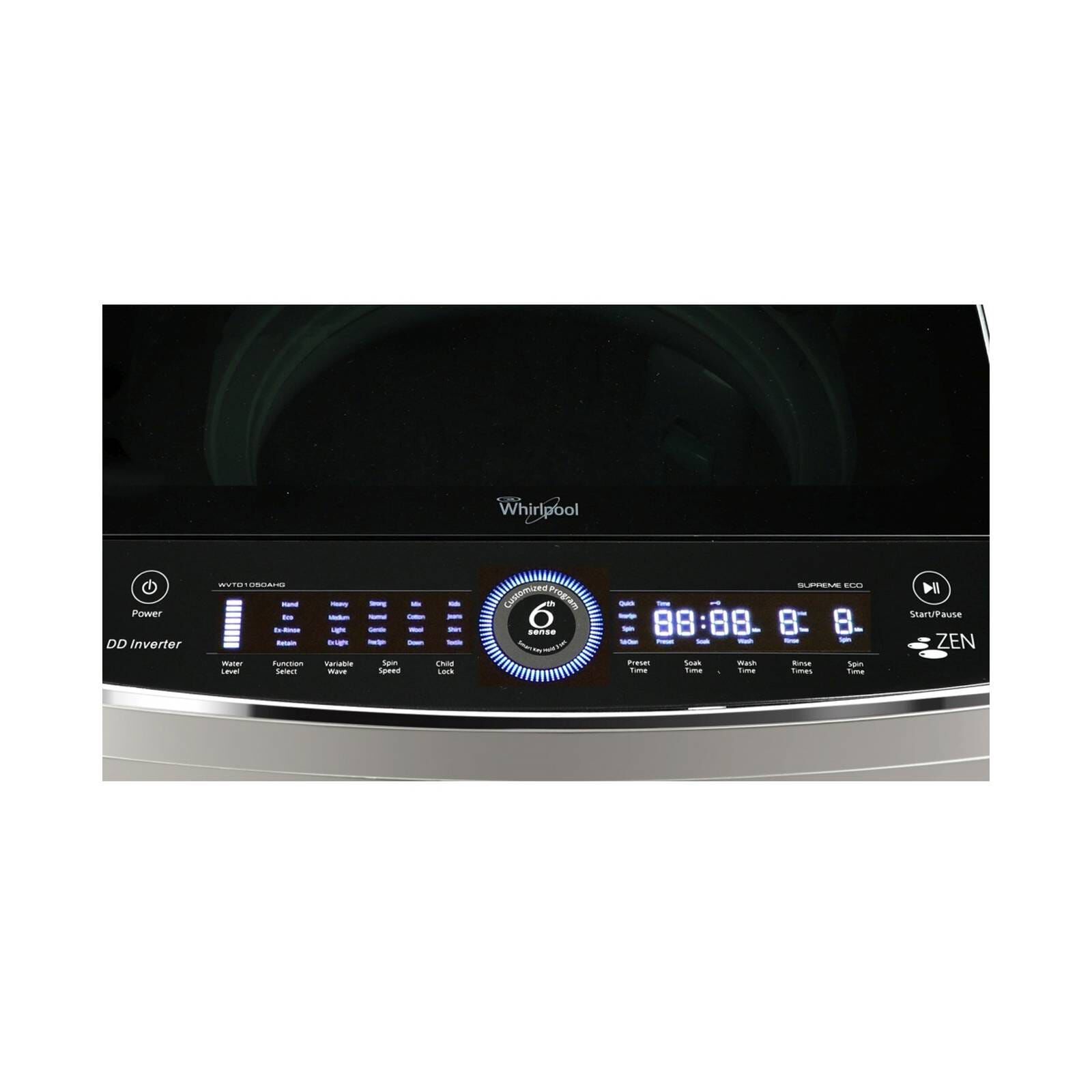 WHIRLPOOL Top Load Washer (10.5kg) WVTD1050AHG-image 5
