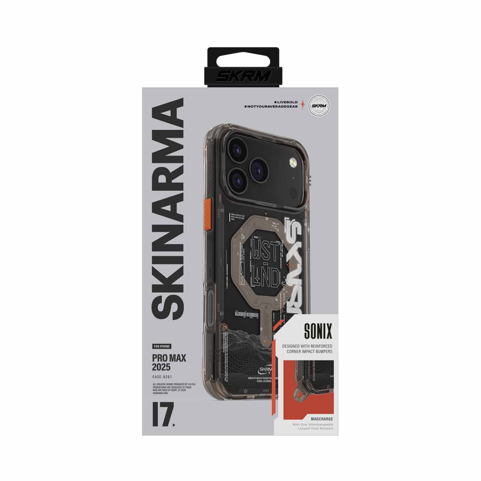 SKINARMA Iphone 17 Pro Max (2025) 6.9" Sonix (mag-charge) SK-2025IPP6.9-SONIX-STN-image 1