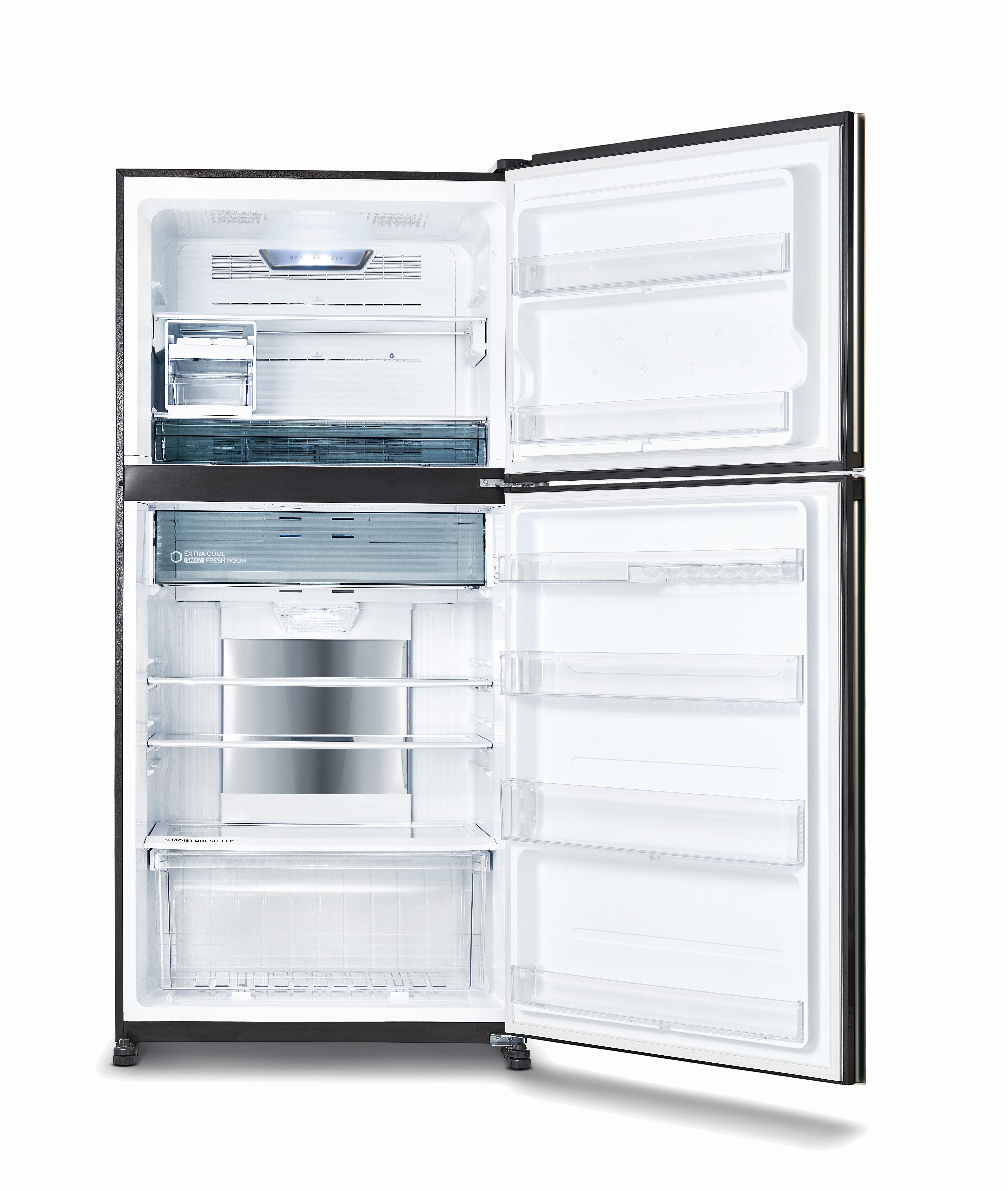 SHARP 2 Dr Fridge (512l) SJ-PG51P2-BK-image 2